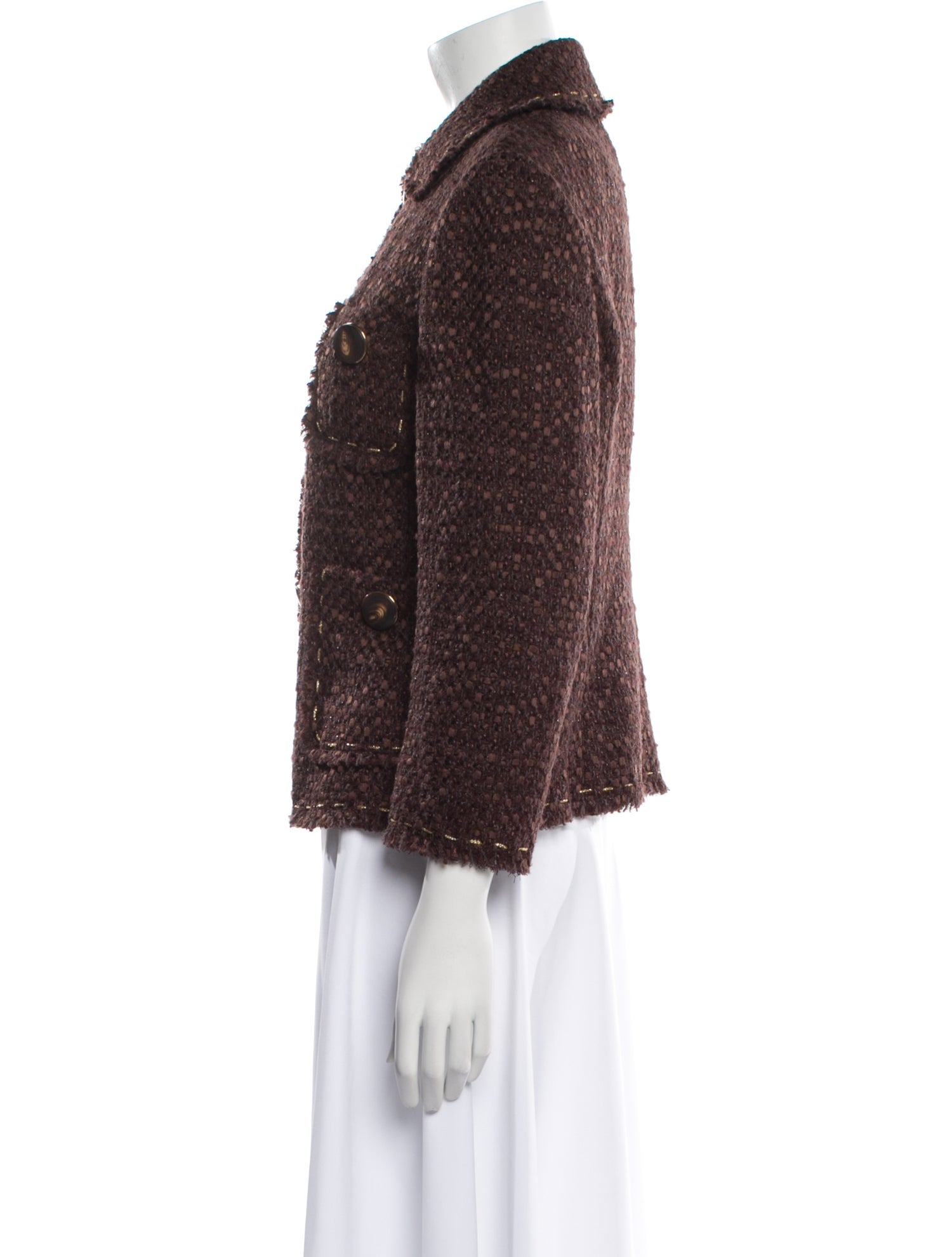 Dolce & Gabbana Tweed Pattern Jacket