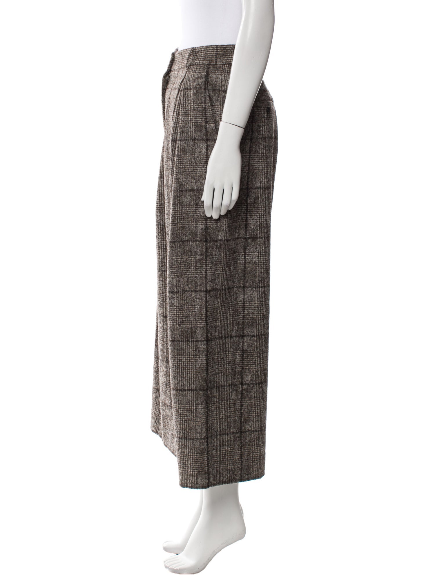 Dolce & Gabbana Wool Wide Leg Pants