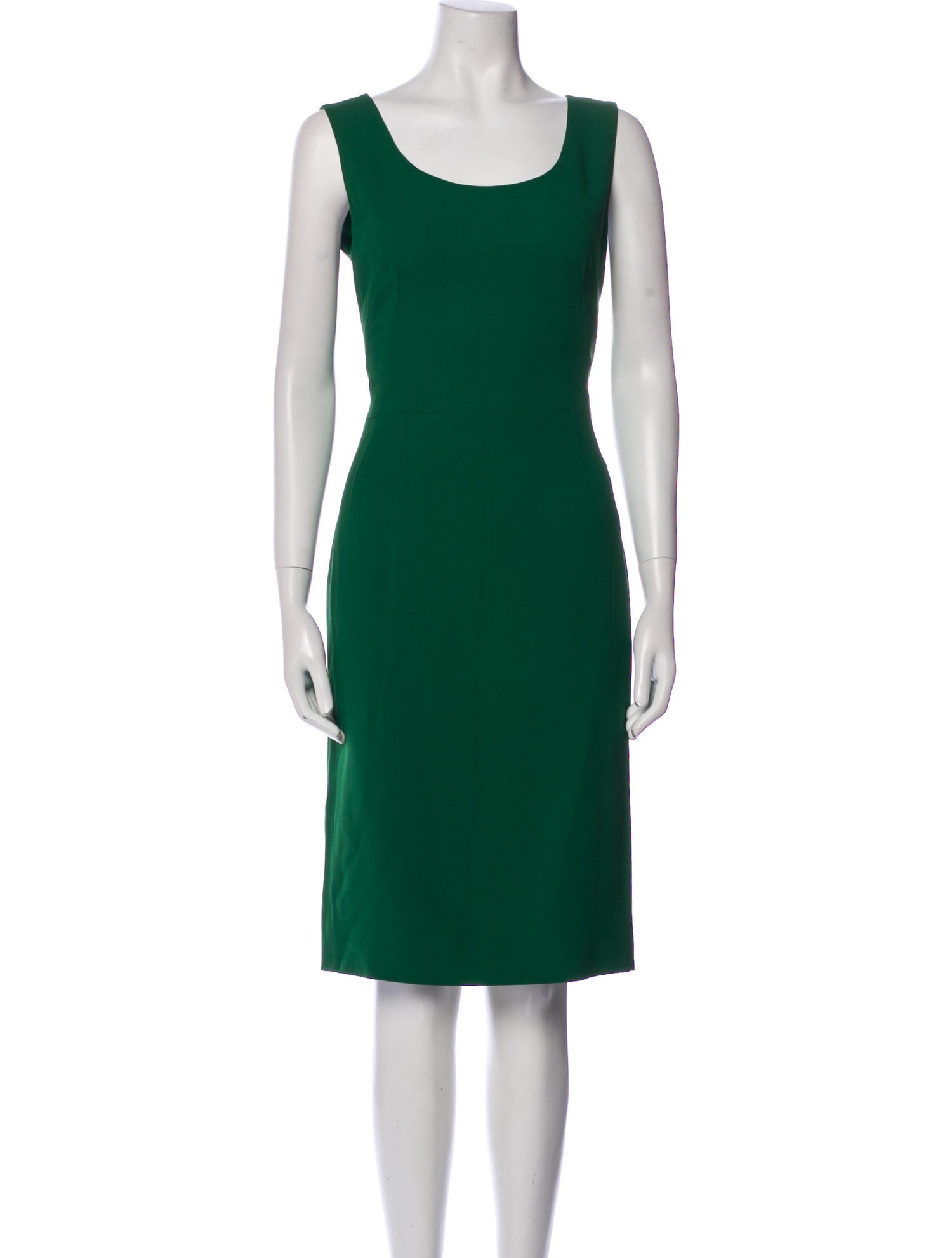 Dolce & Gabbana Virgin Wool Knee-Length Dress w/ Tags