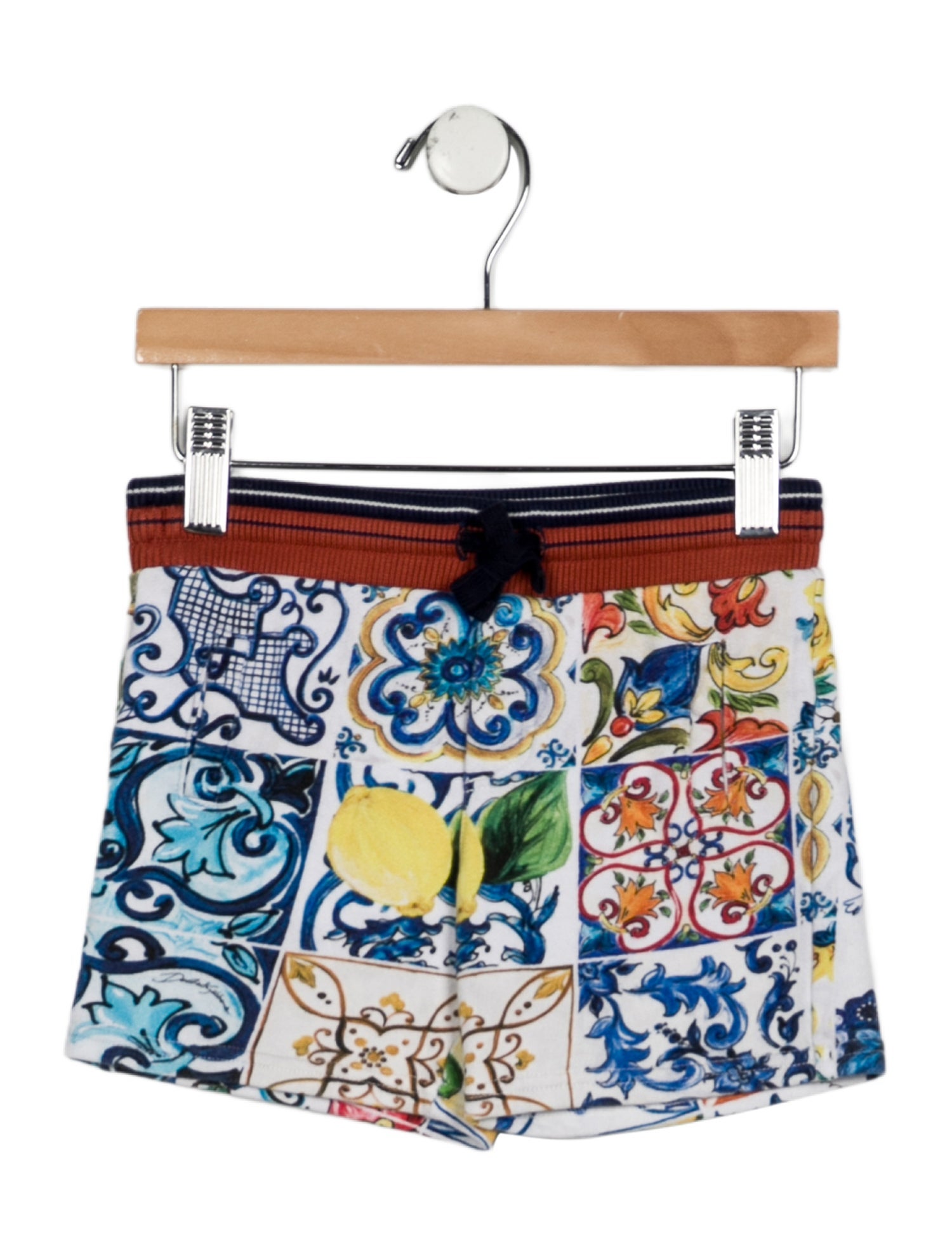 Dolce & Gabbana Majolica Print Shorts