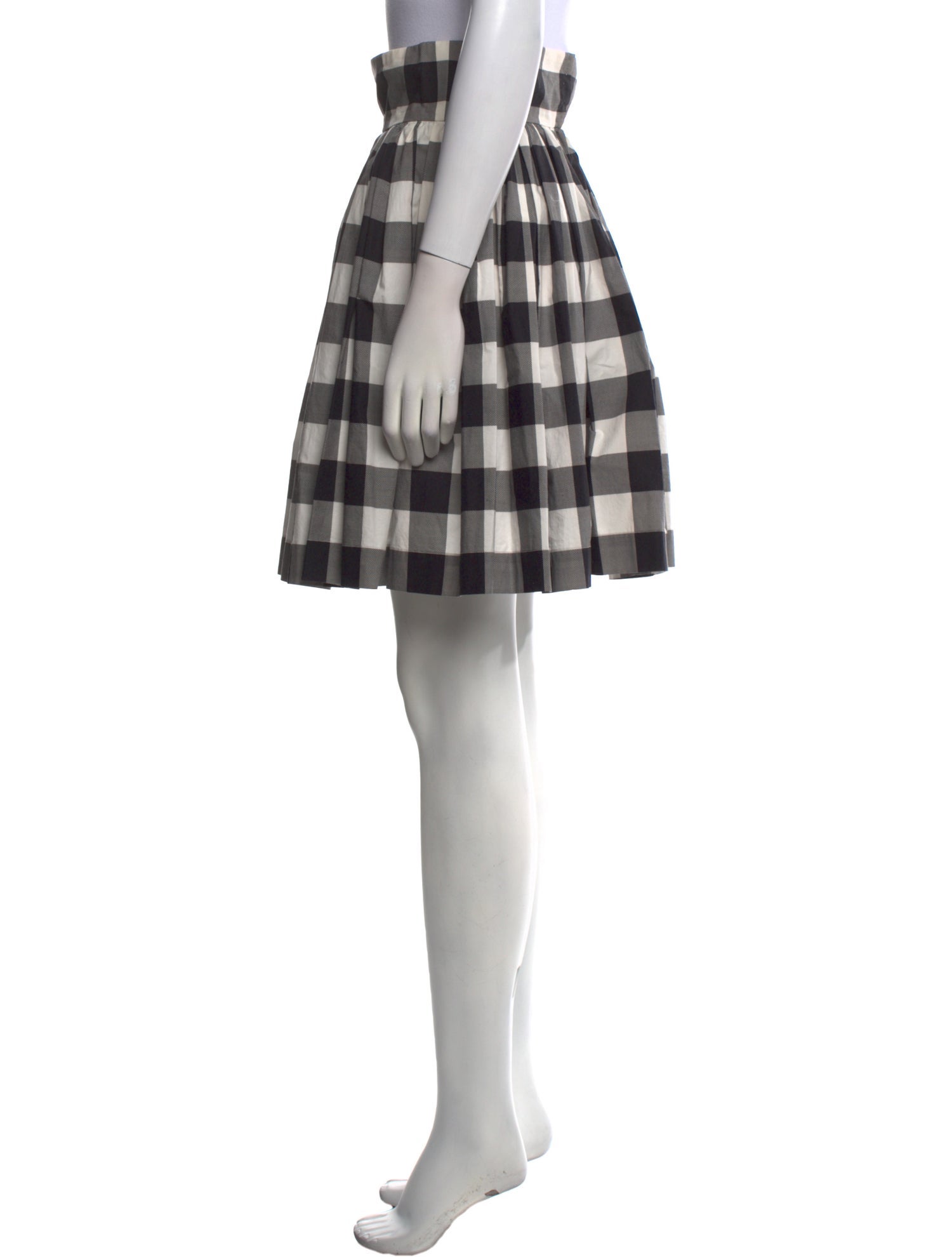Dolce & Gabbana Plaid Print Knee-Length Skirt