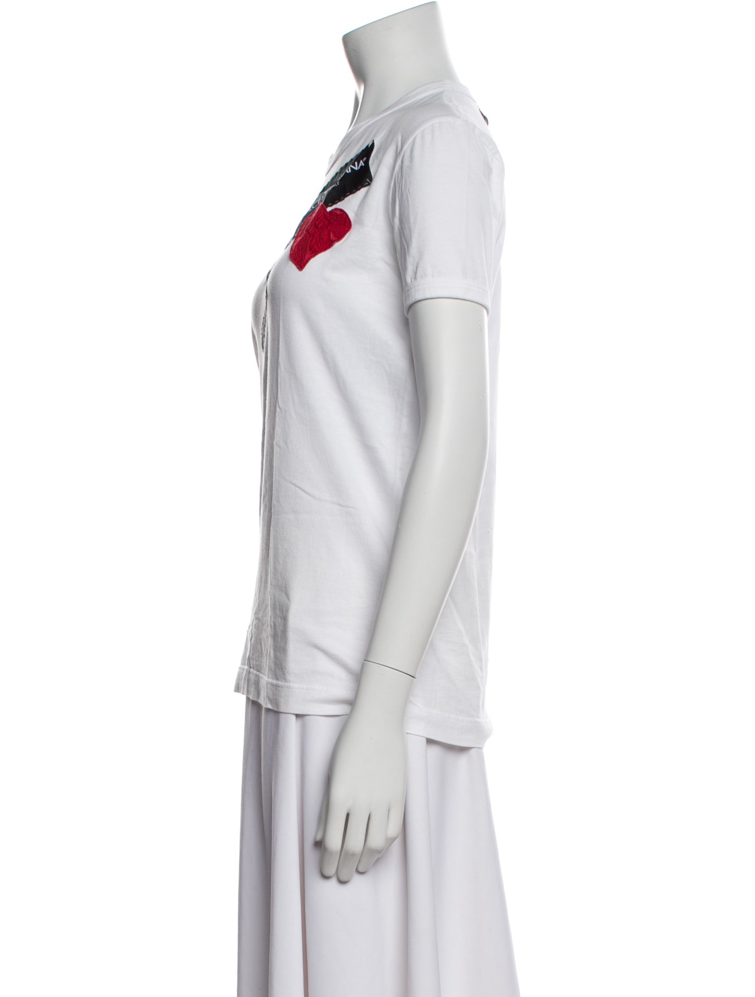 Dolce & Gabbana Graphic Print Crew Neck T-Shirt