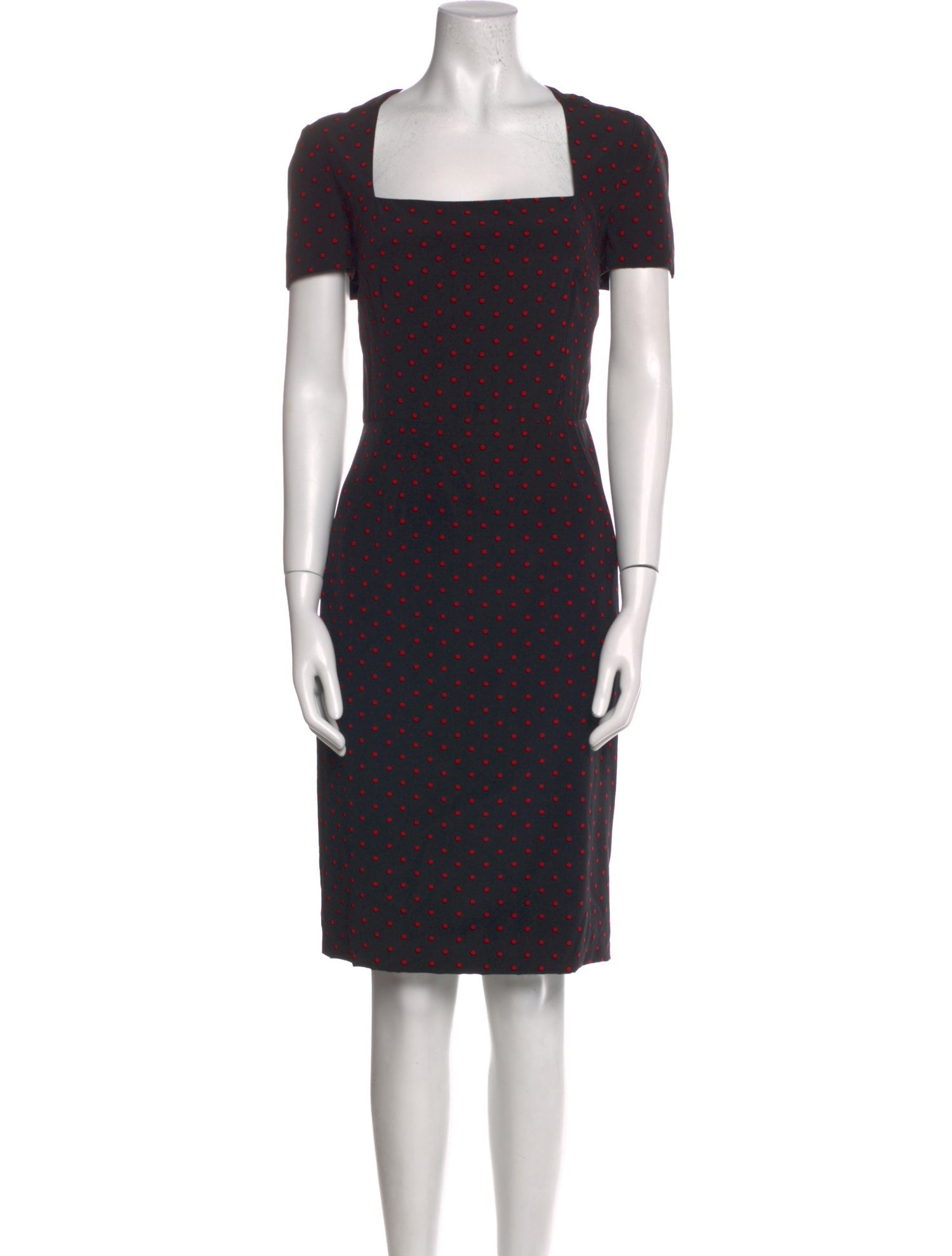 Dolce & Gabbana Silk Knee-Length Dress