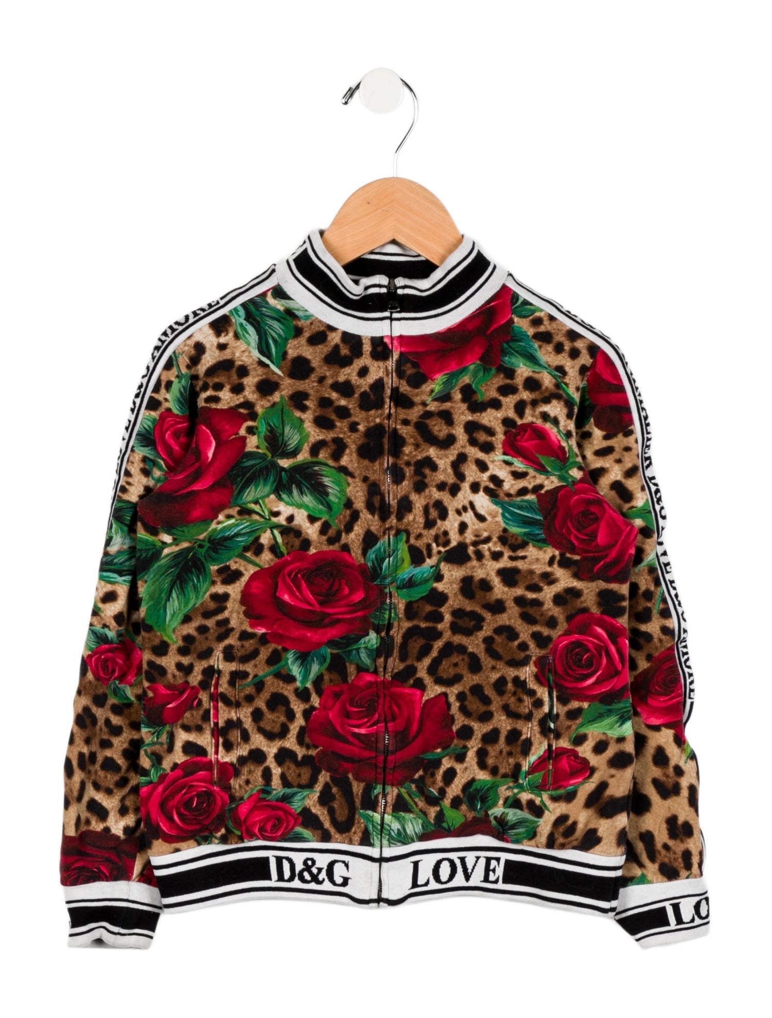 Dolce & Gabbana Girls' Printed Casual Jacket