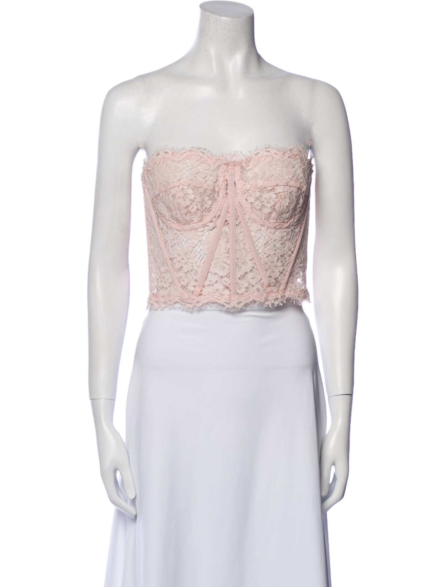 Dolce & Gabbana Strapless Crop Top