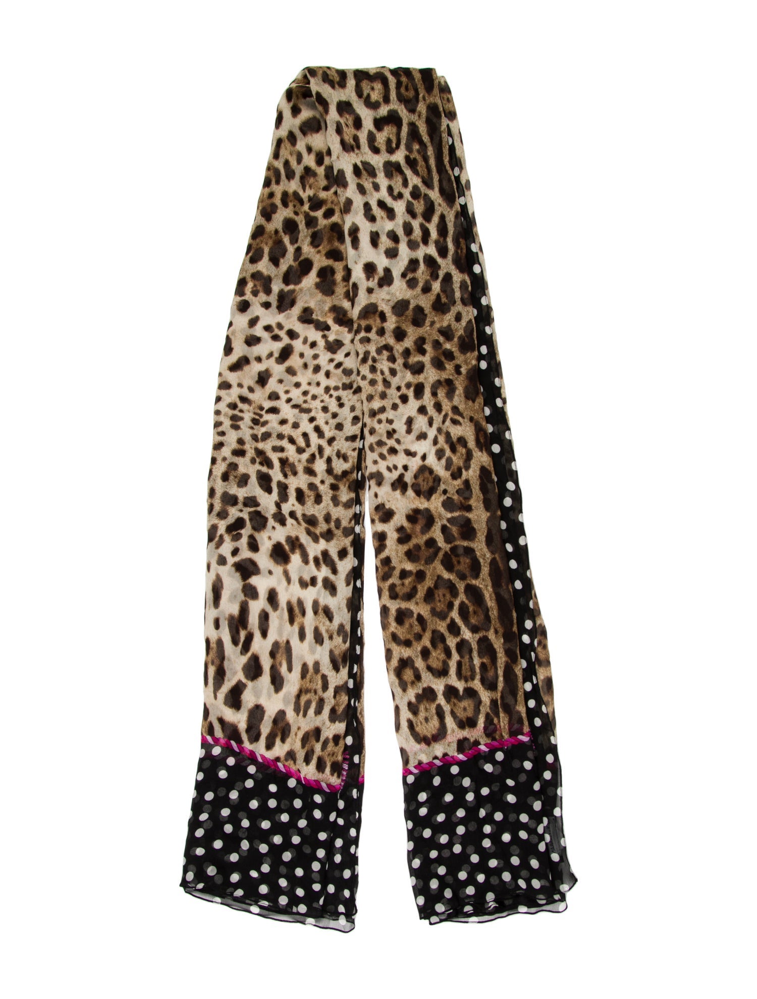 Dolce & Gabbana Silk Animal Print Scarf