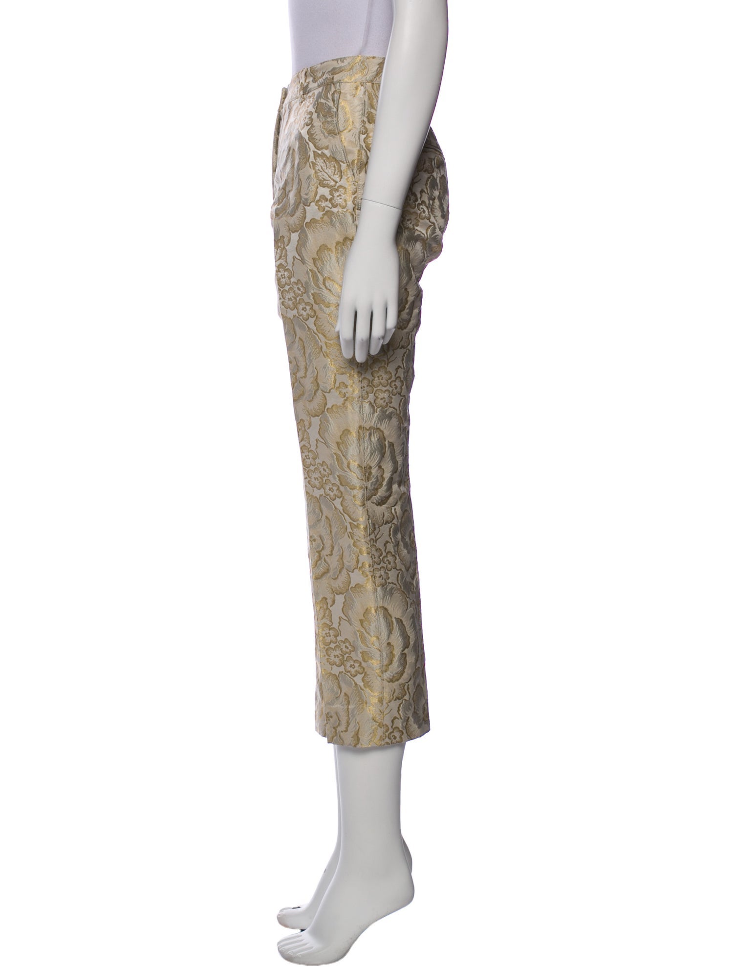 Dolce & Gabbana Printed Straight Leg Pants