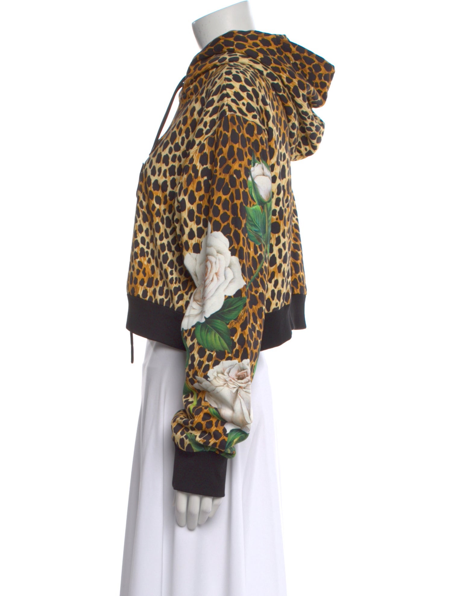 Dolce & Gabbana Animal Print Mock Neck Sweatshirt w/ Tags