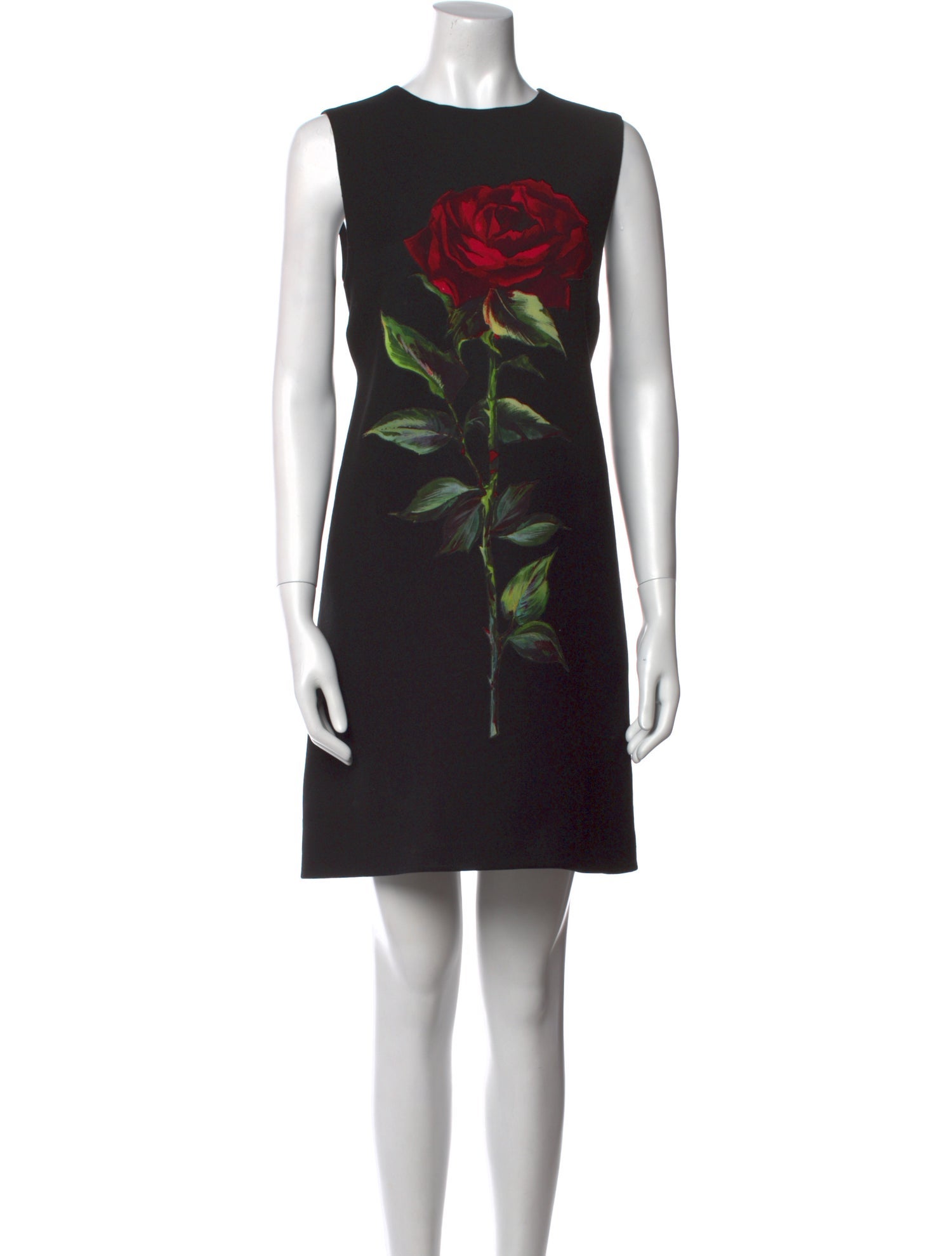 Dolce & Gabbana Virgin Wool Mini Dress