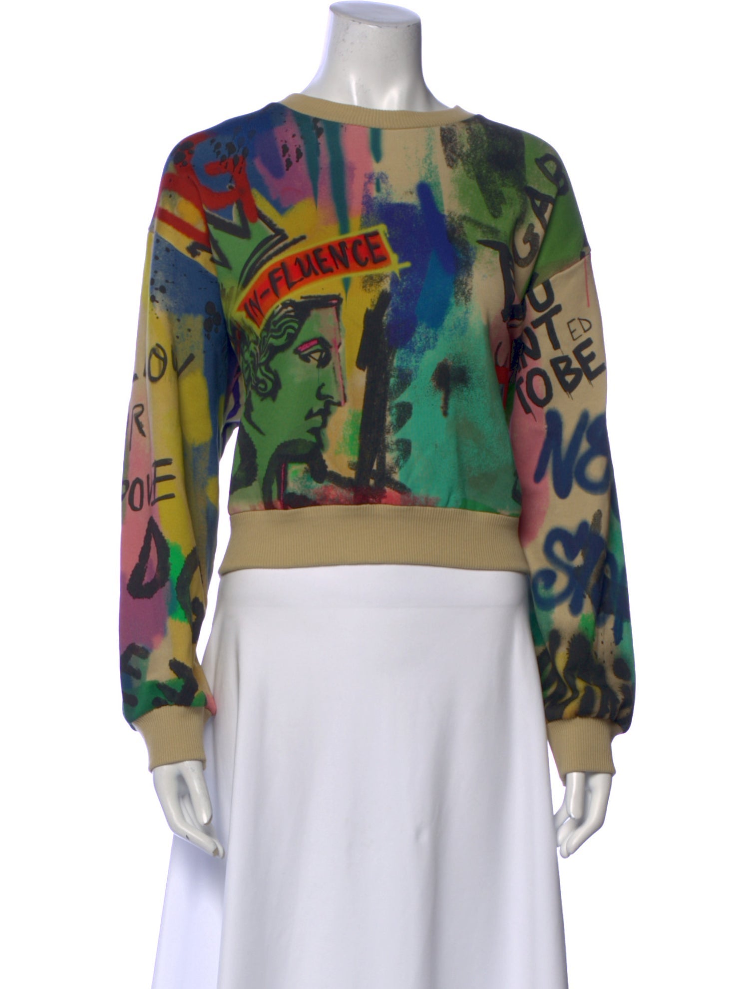 Dolce & Gabbana Printed Bateau Neckline Sweatshirt