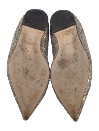 Dolce & Gabbana Crystal Embellishments Flats