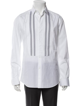 Dolce & Gabbana Long Sleeve Tuxedo Shirt