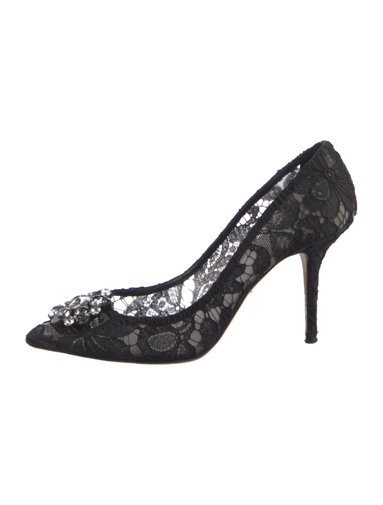 Dolce & Gabbana Lace Lace Pattern Pumps