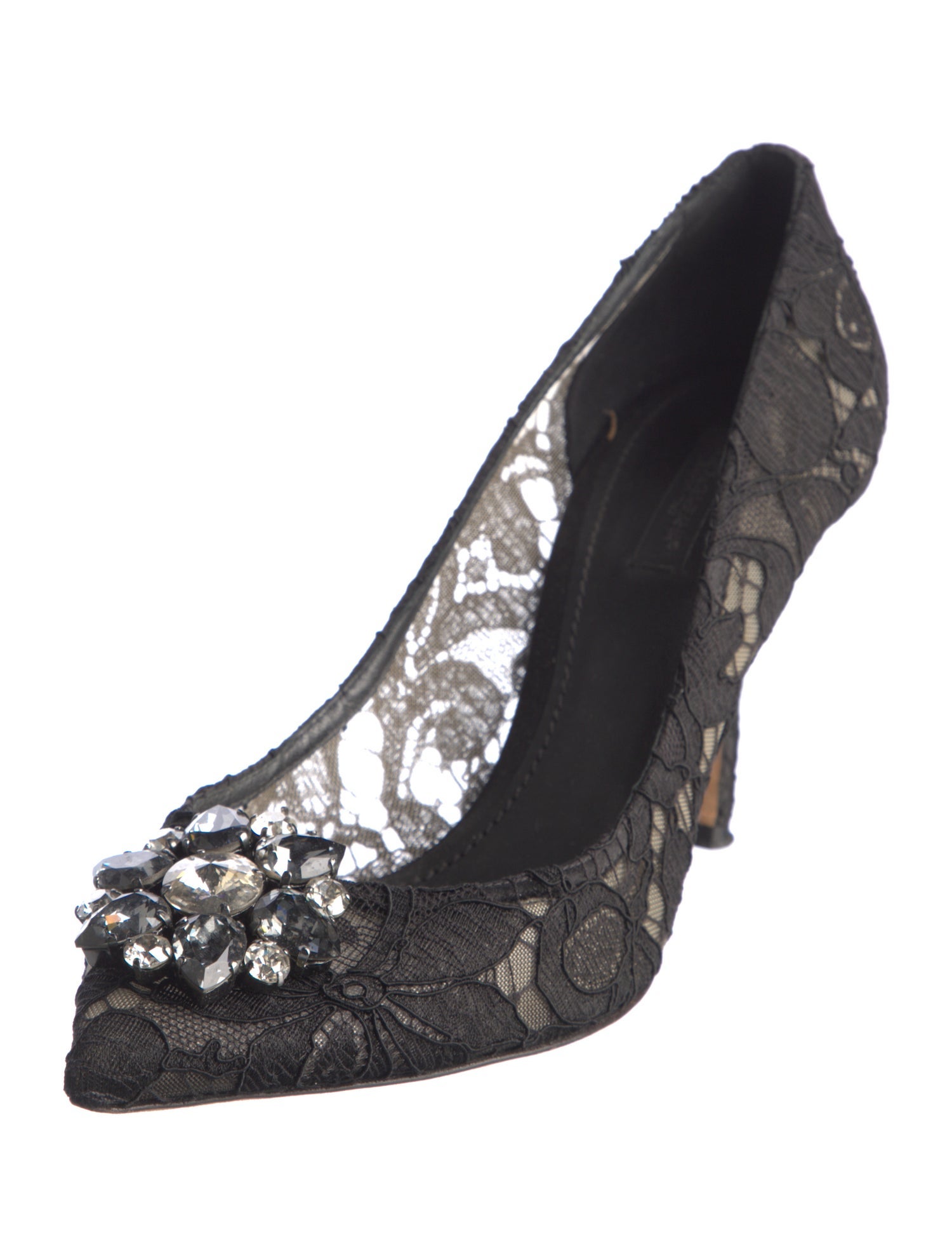 Dolce & Gabbana Lace Lace Pattern Pumps