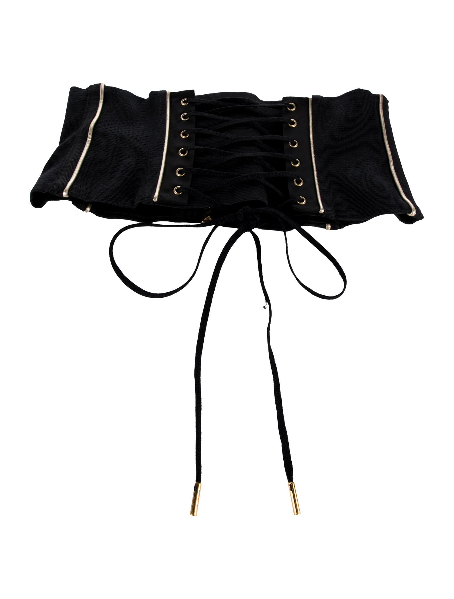 Dolce & Gabbana PVC Corset Wide Waist Belt