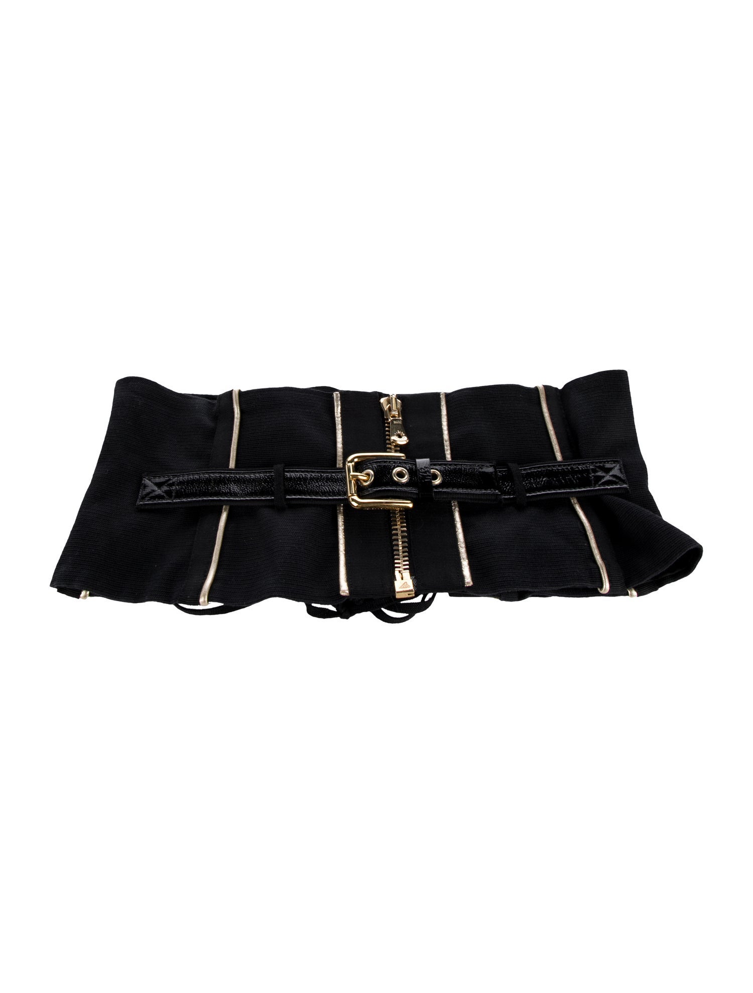 Dolce & Gabbana PVC Corset Wide Waist Belt