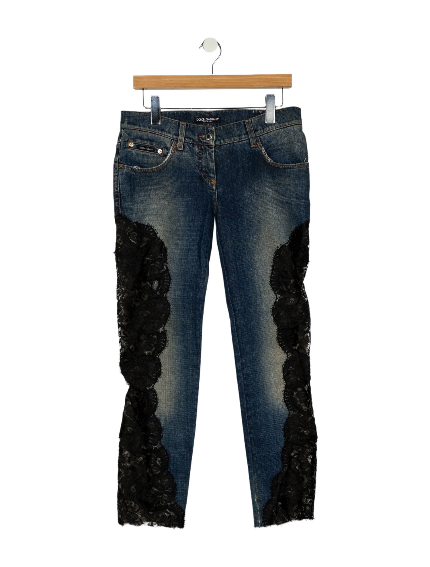 Dolce & Gabbana Low-Rise Straight Leg Jeans