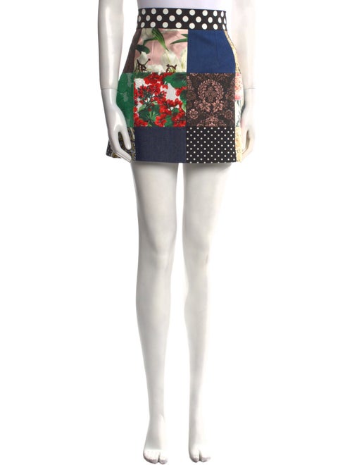 Dolce & Gabbana Floral Print Knee-Length Skirt