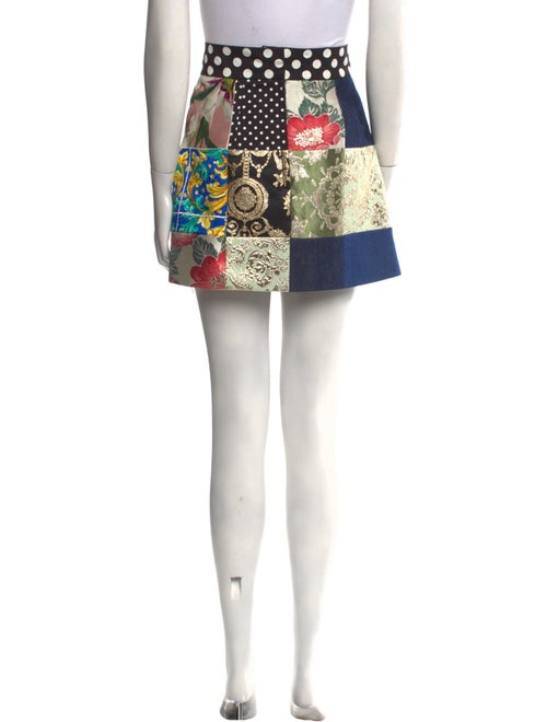 Dolce & Gabbana Floral Print Knee-Length Skirt