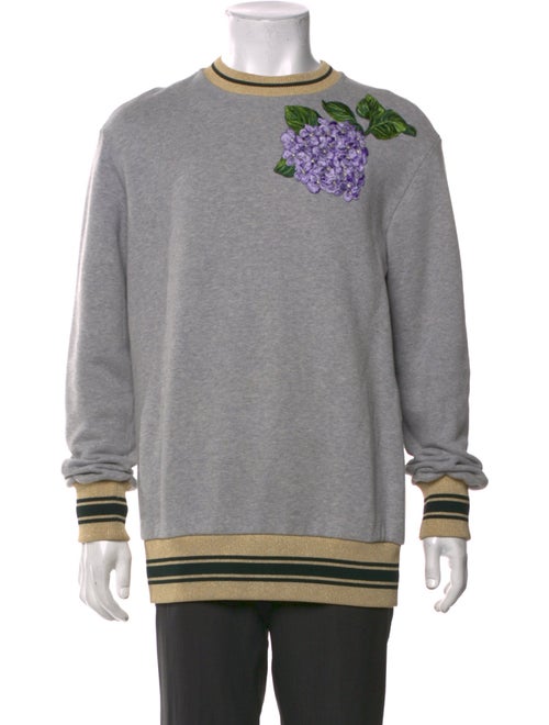 Dolce & Gabbana Striped Crew Neck Sweatshirt