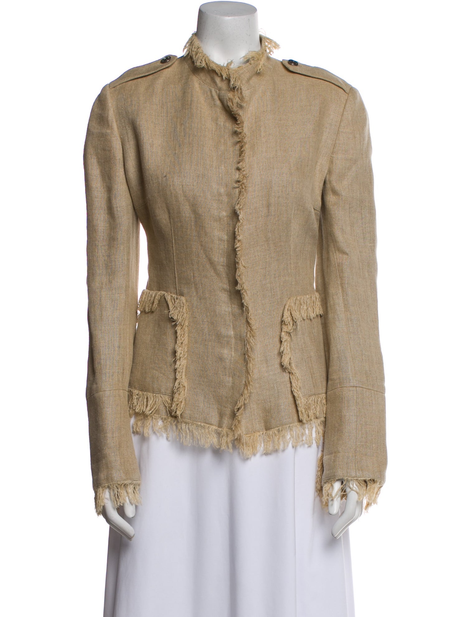 Dolce & Gabbana Linen Utility Jacket