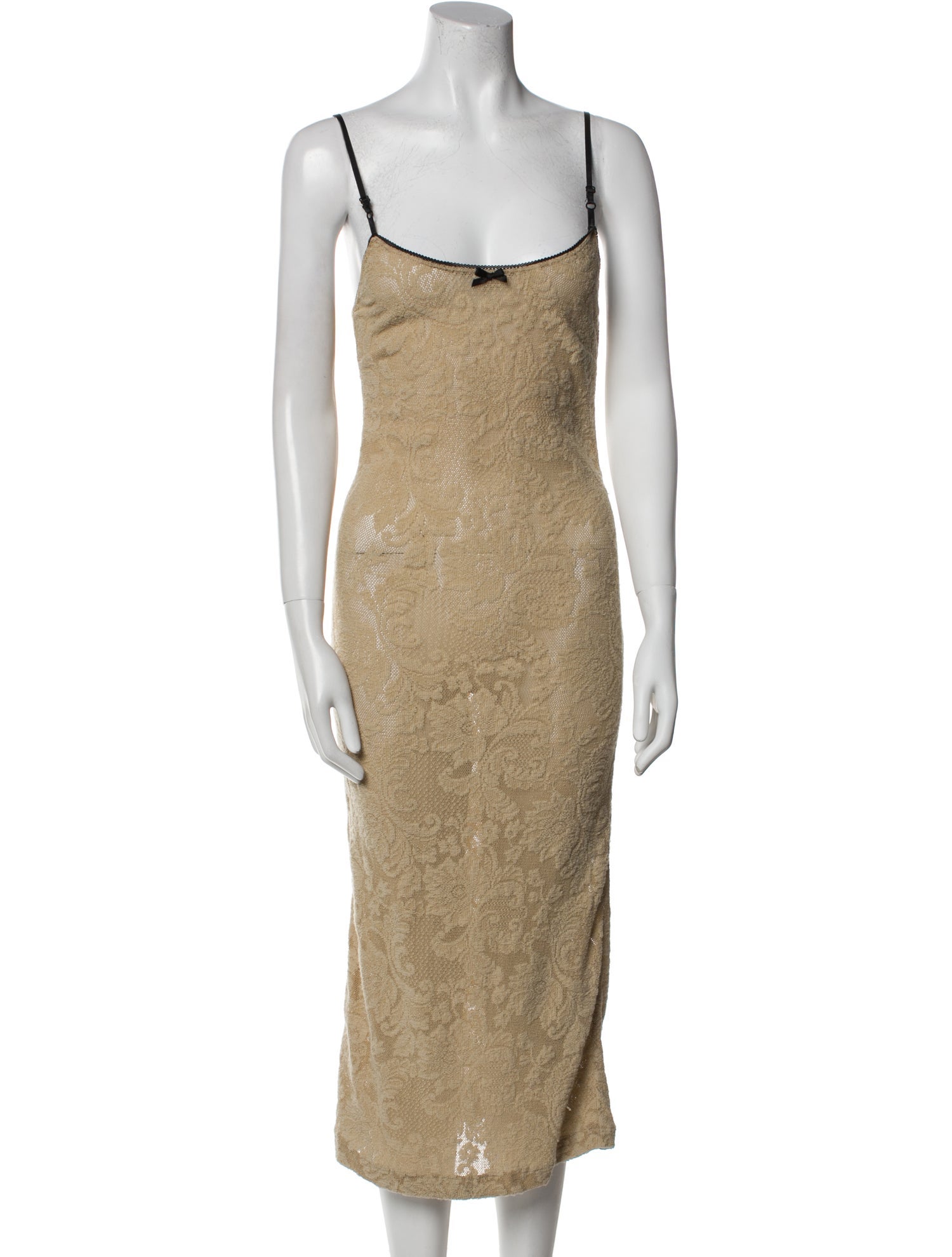 Dolce & Gabbana Wool Midi Length Dress