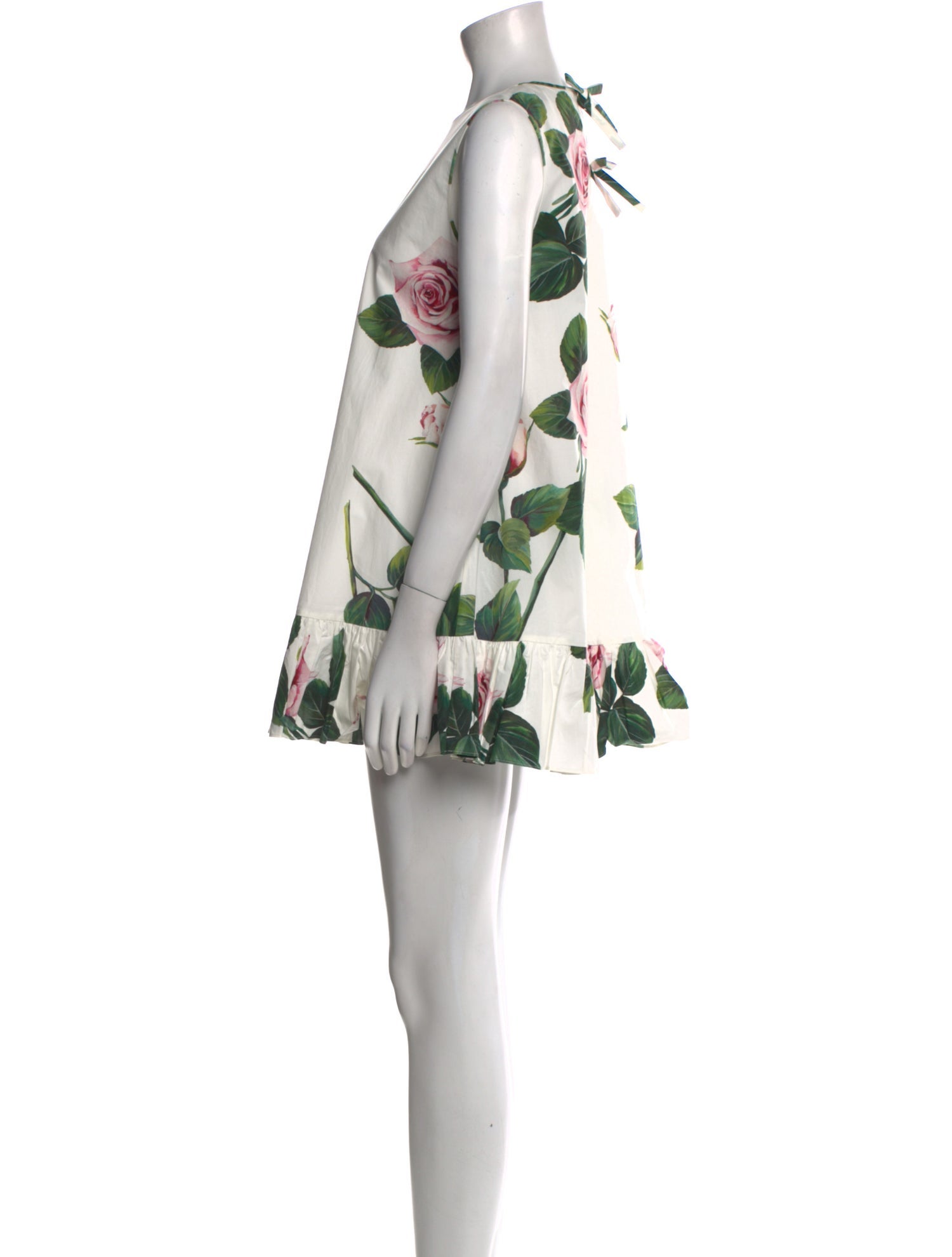 Dolce & Gabbana Floral Print Mini Dress w/ Tags