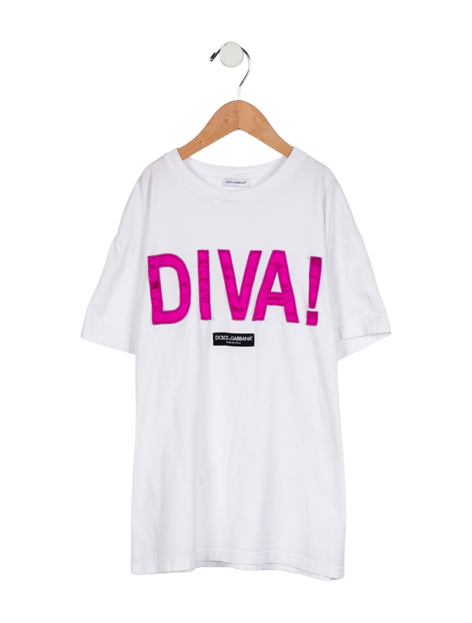 Dolce & Gabbana Girls' Embroidered Short Sleeve T-Shirt