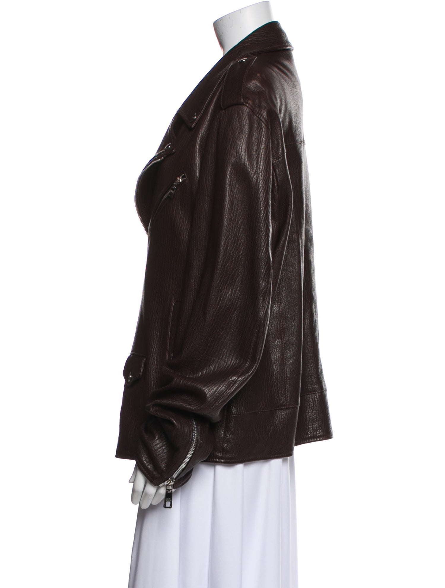 Dolce & Gabbana Leather Biker Jacket