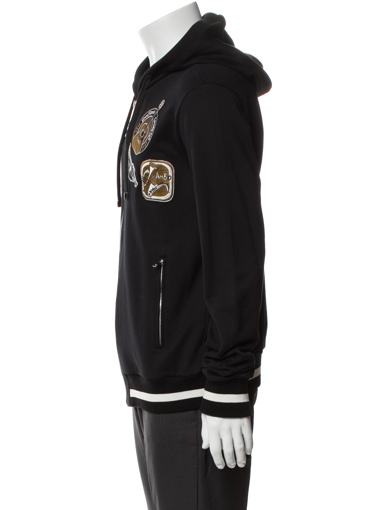 Dolce & Gabbana Graphic Print Crew Neck Hoodie