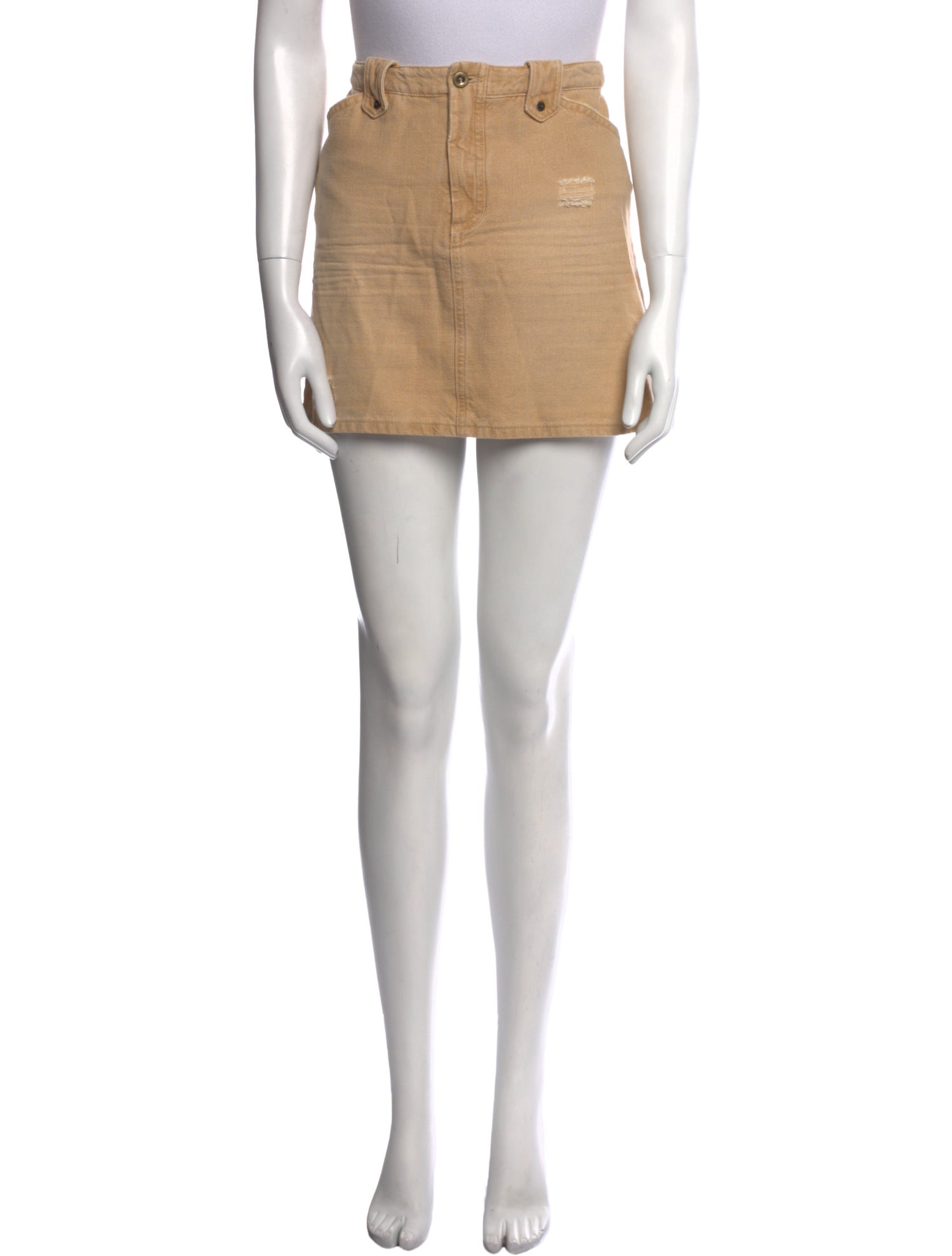 D&G Distressed Accents Mini Skirt