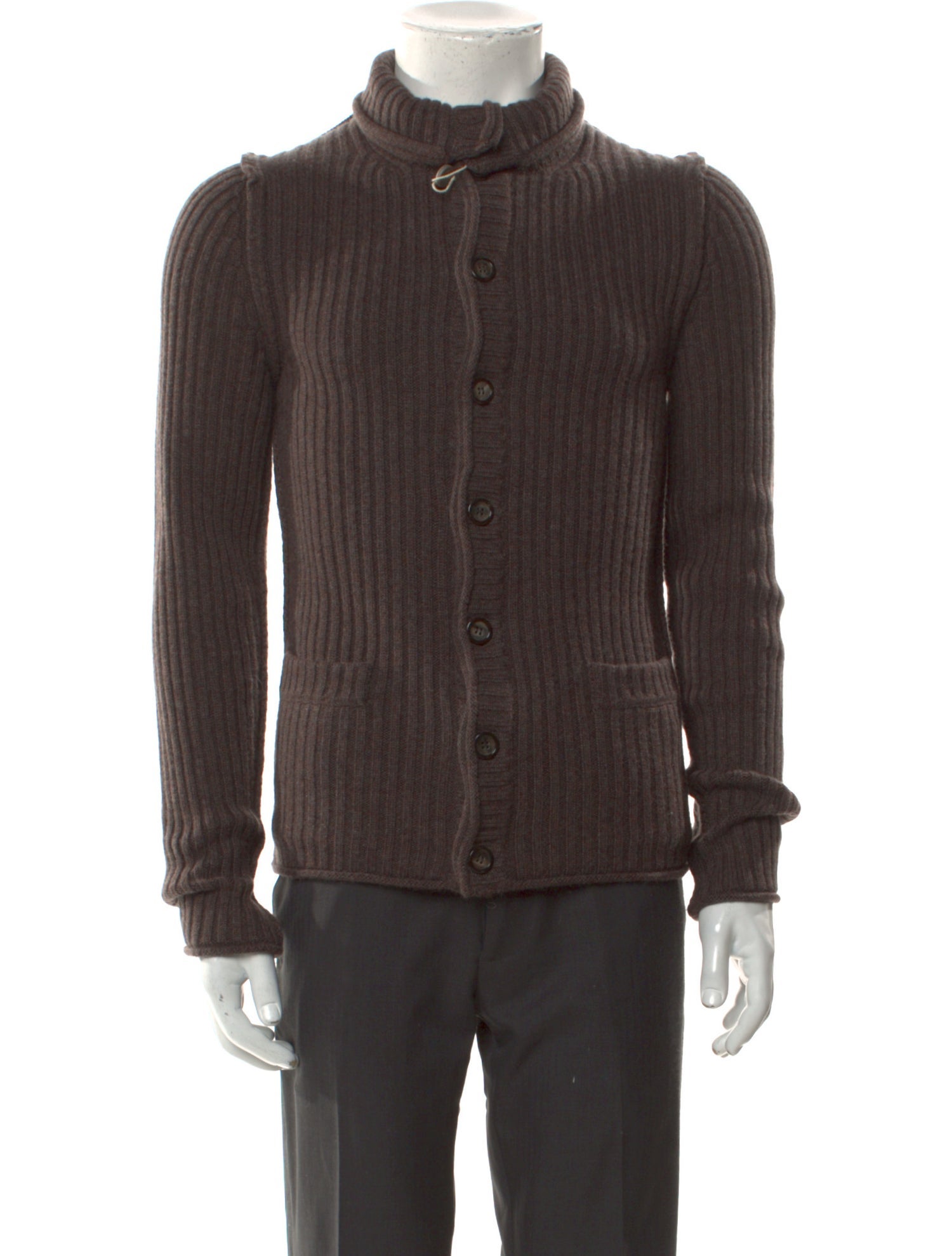 Dolce & Gabbana Cashmere Mock Neck Cardigan w/ Tags