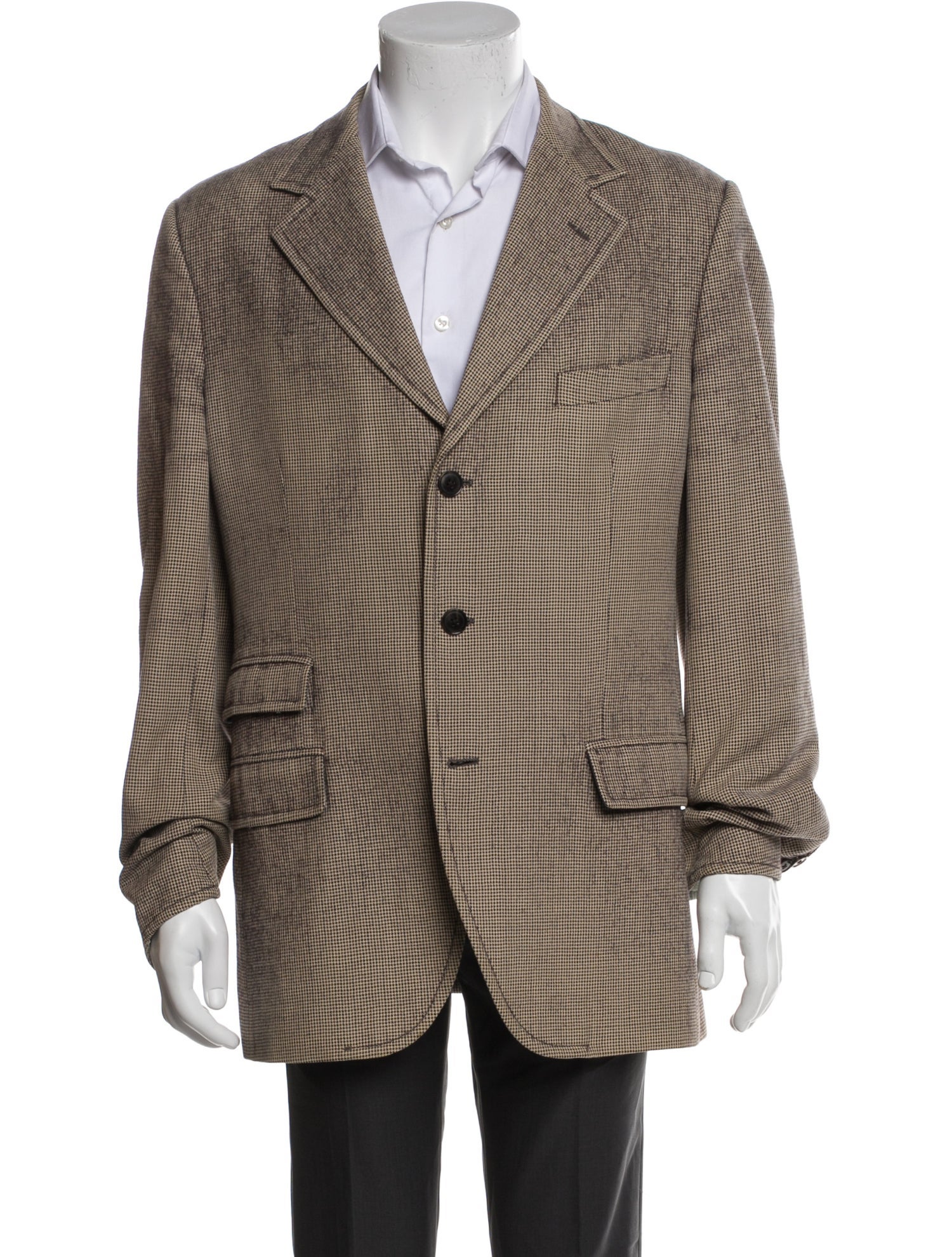 Dolce & Gabbana Wool Patterned Blazer