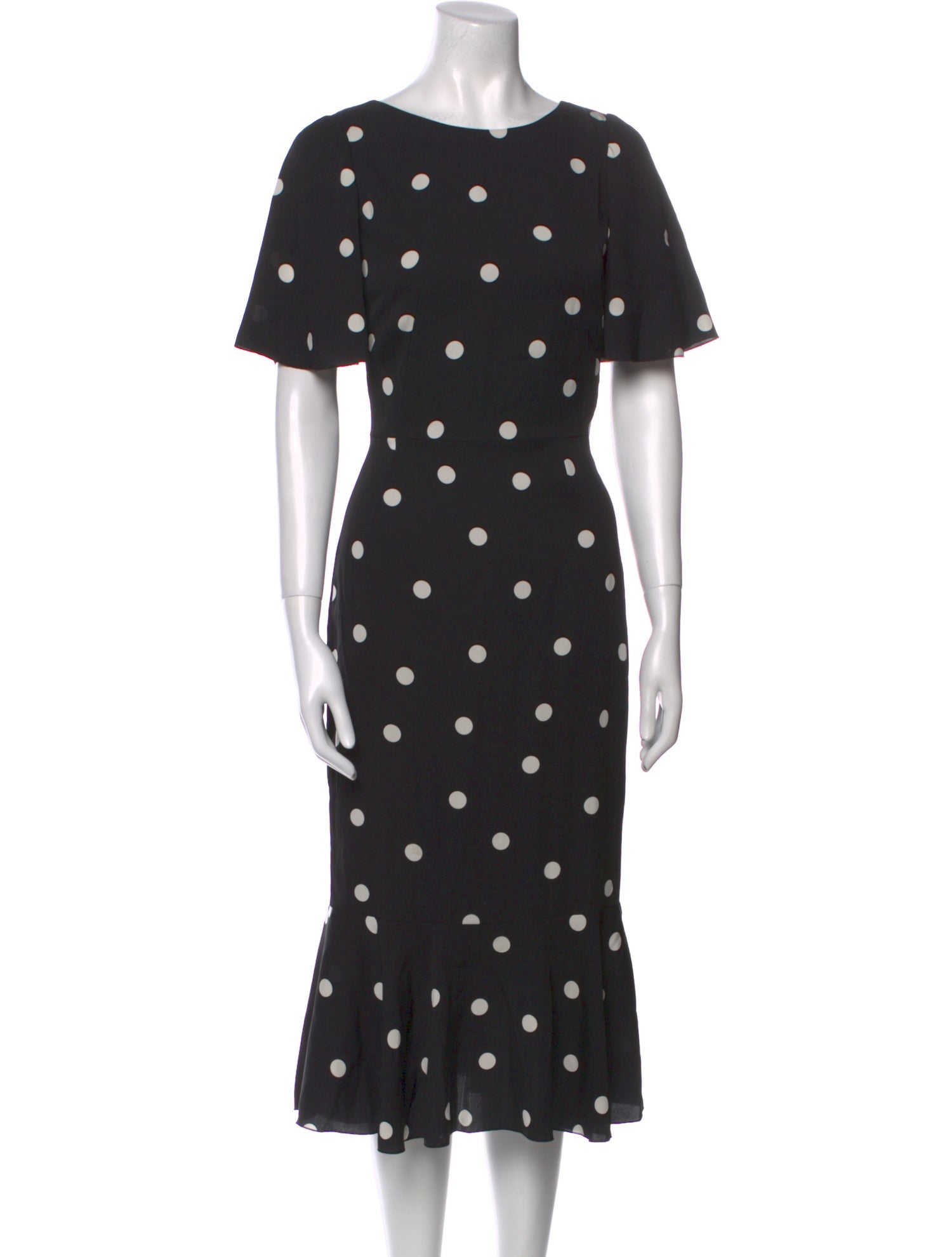 Dolce & Gabbana Silk Midi Length Dress