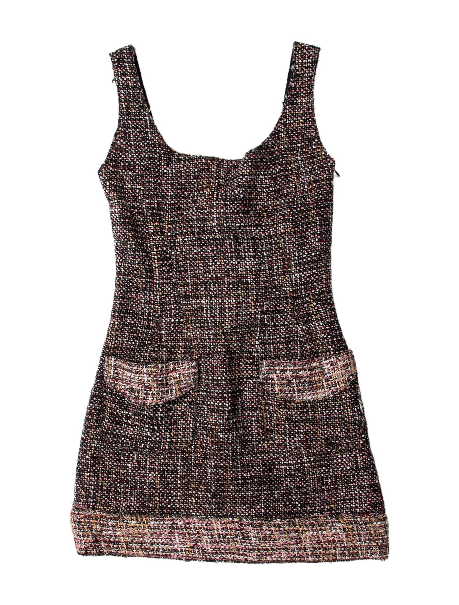 Dolce & Gabbana Tweed Pattern Mini Dress
