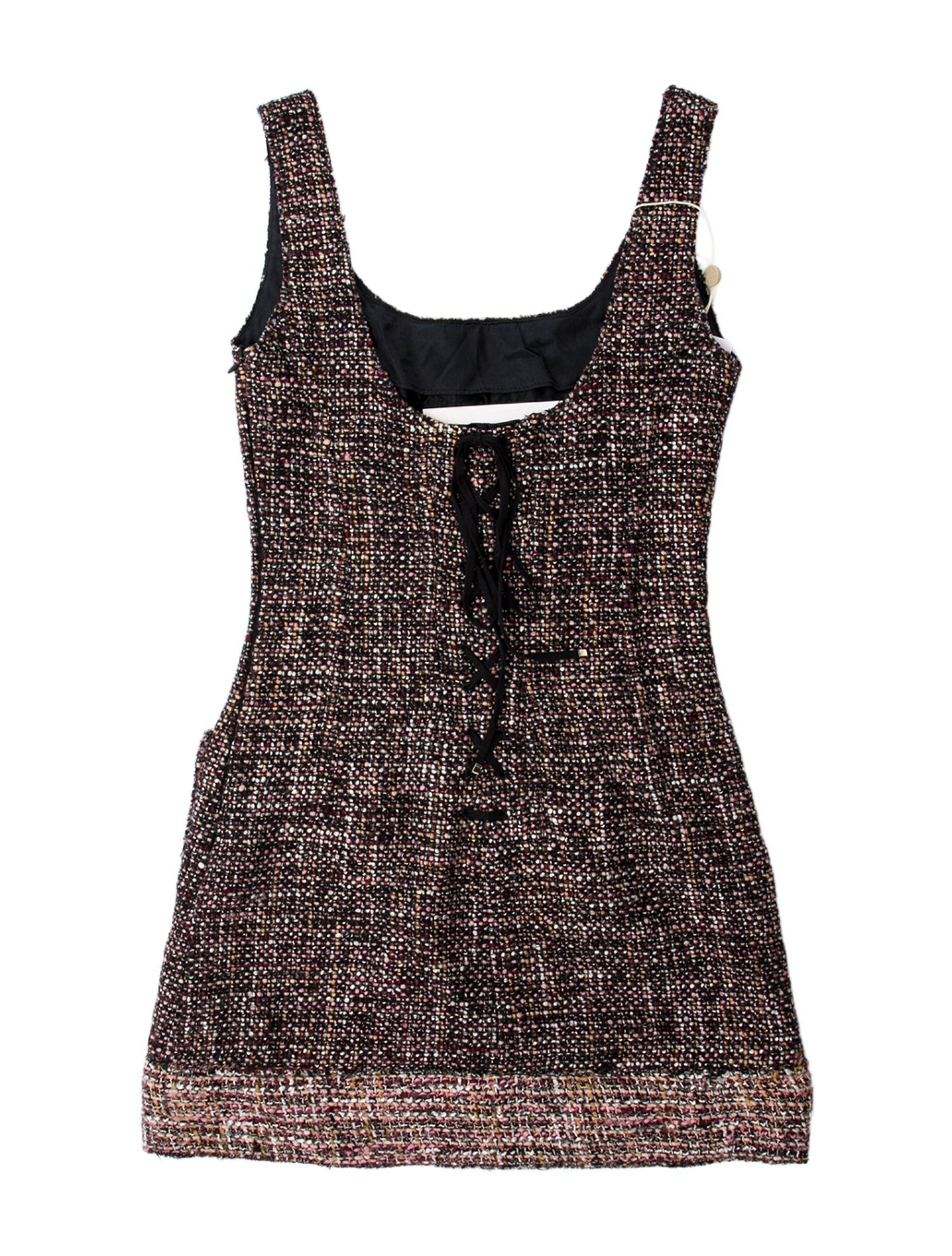 Dolce & Gabbana Tweed Pattern Mini Dress