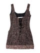 Dolce & Gabbana Tweed Pattern Mini Dress