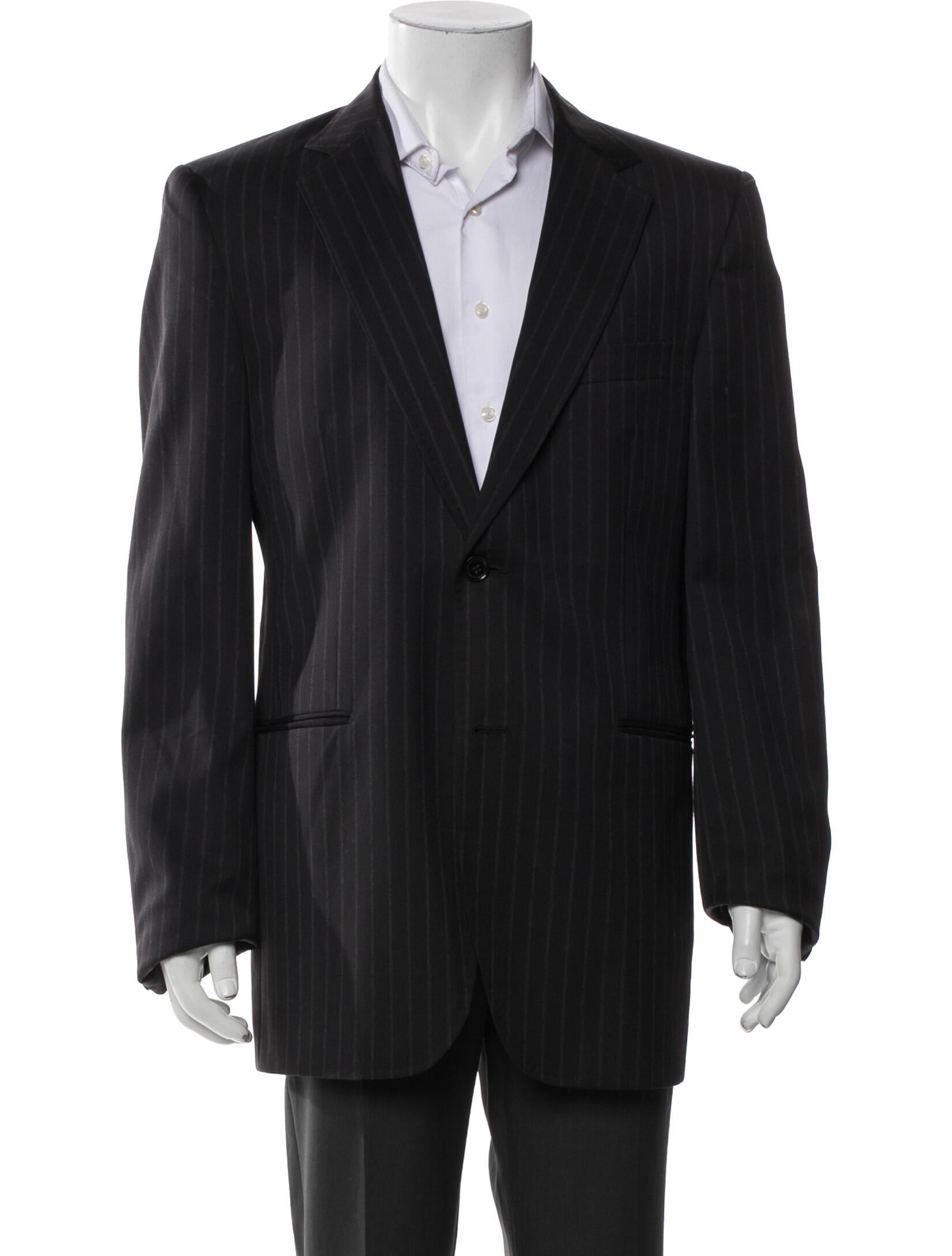 Dolce & Gabbana Virgin Wool Striped Blazer