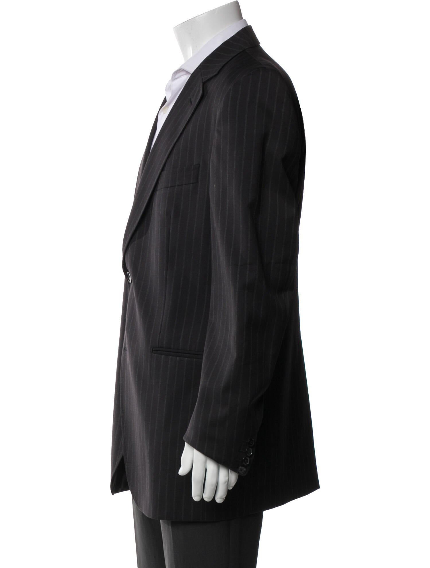 Dolce & Gabbana Virgin Wool Striped Blazer