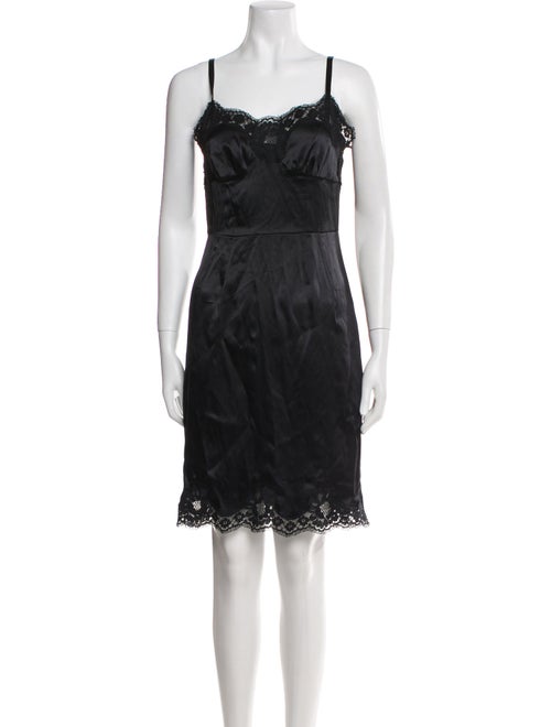 Dolce & Gabbana Silk Knee-Length Dress