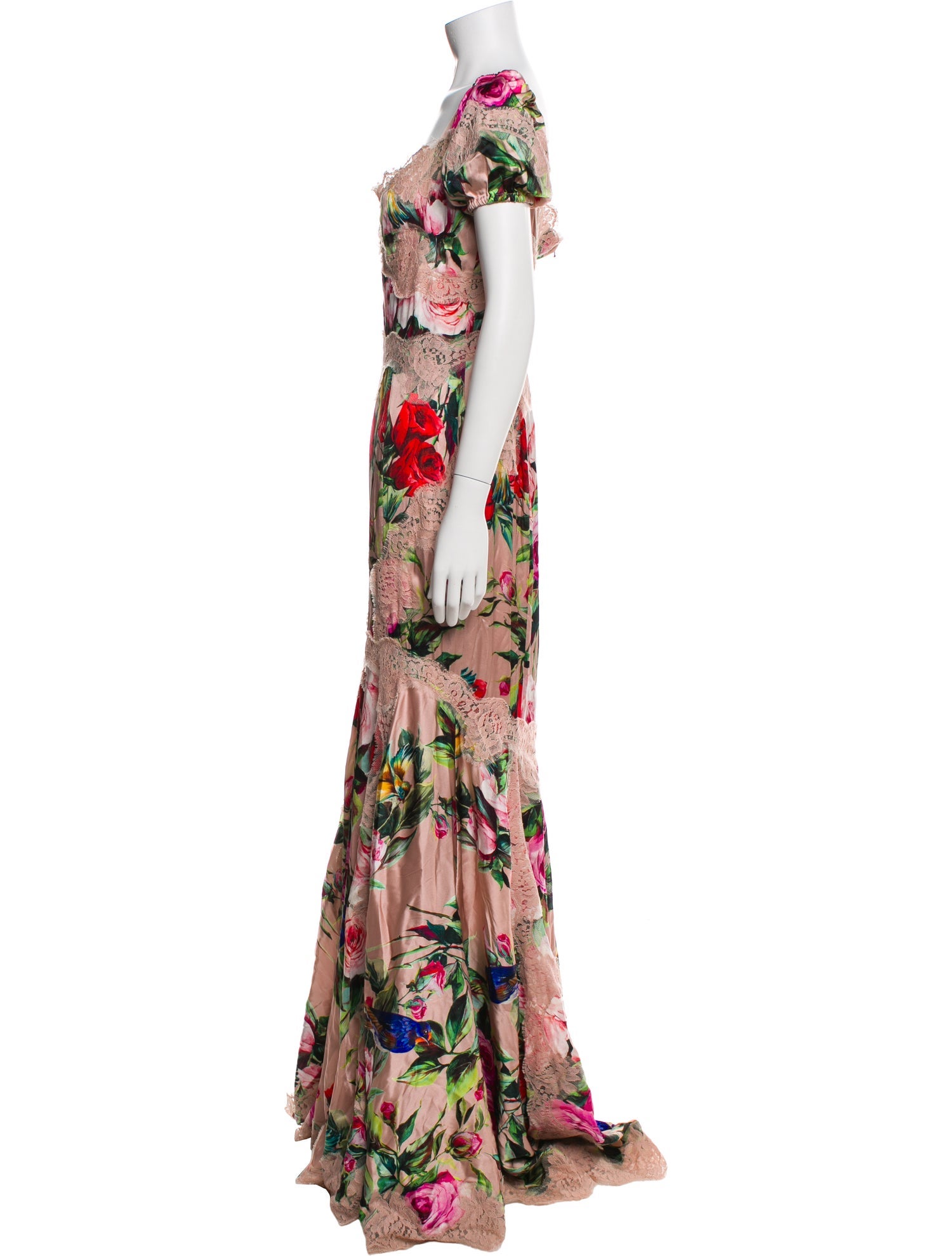 Dolce & Gabbana Silk Long Dress