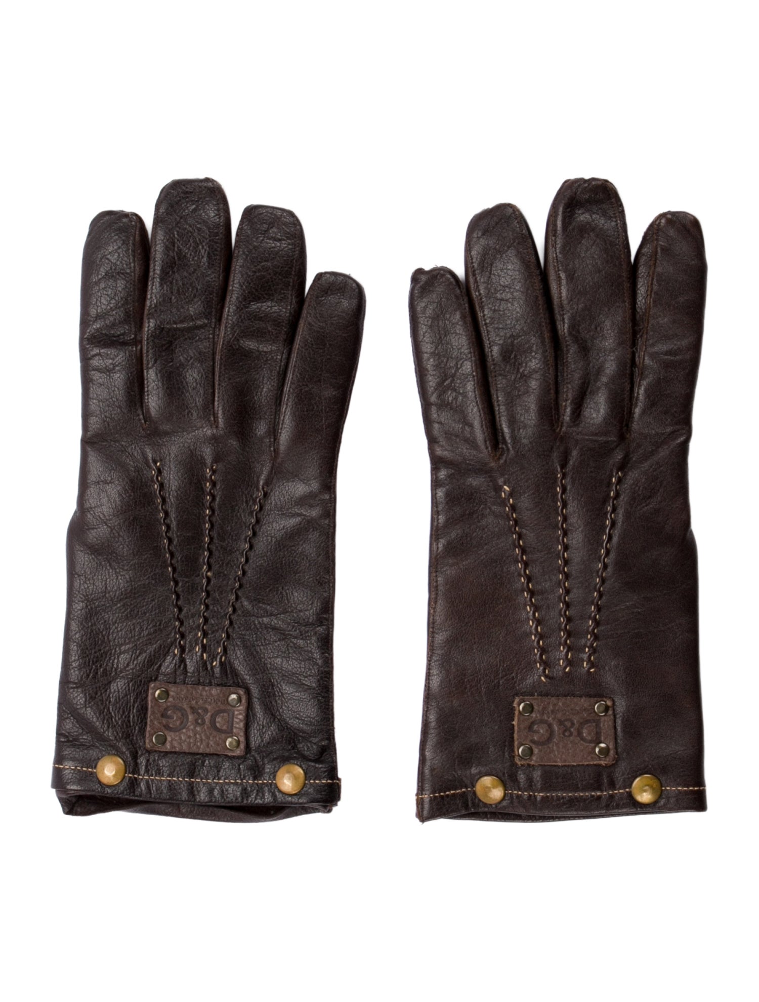 Dolce & Gabbana Leather Gloves
