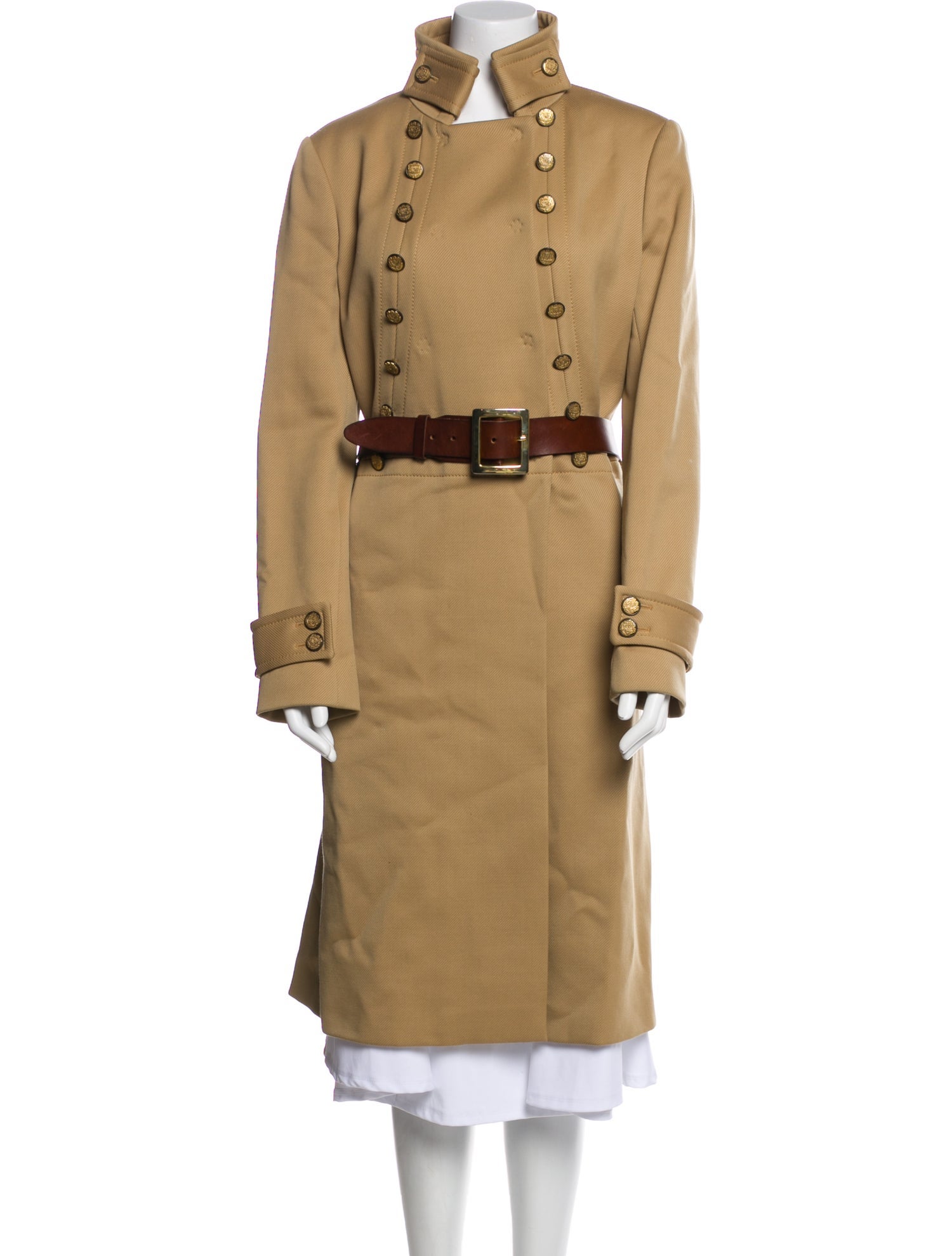 Dolce & Gabbana Virgin Wool Trench Coat
