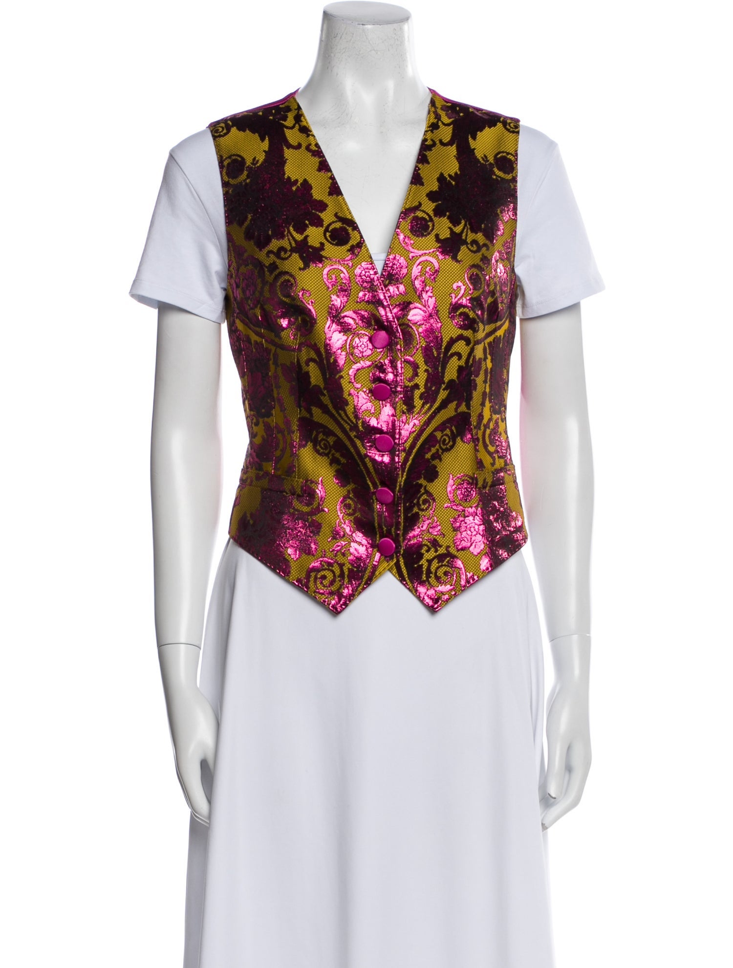 Dolce & Gabbana Floral Print Vest