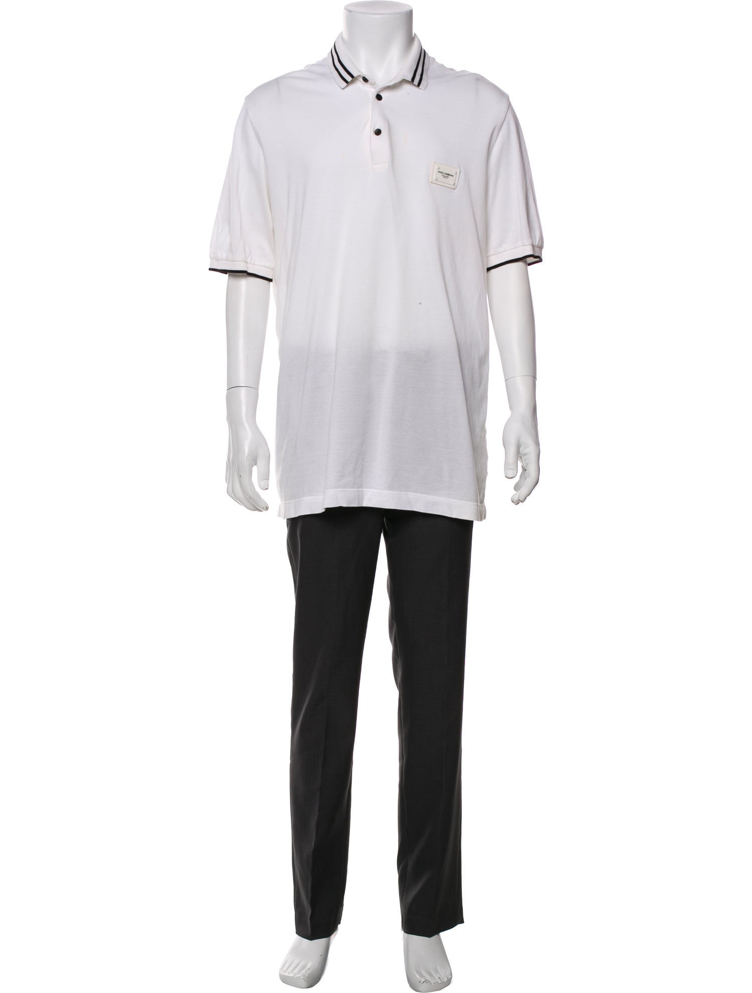 Dolce & Gabbana Collar Short Sleeve Polo Shirt