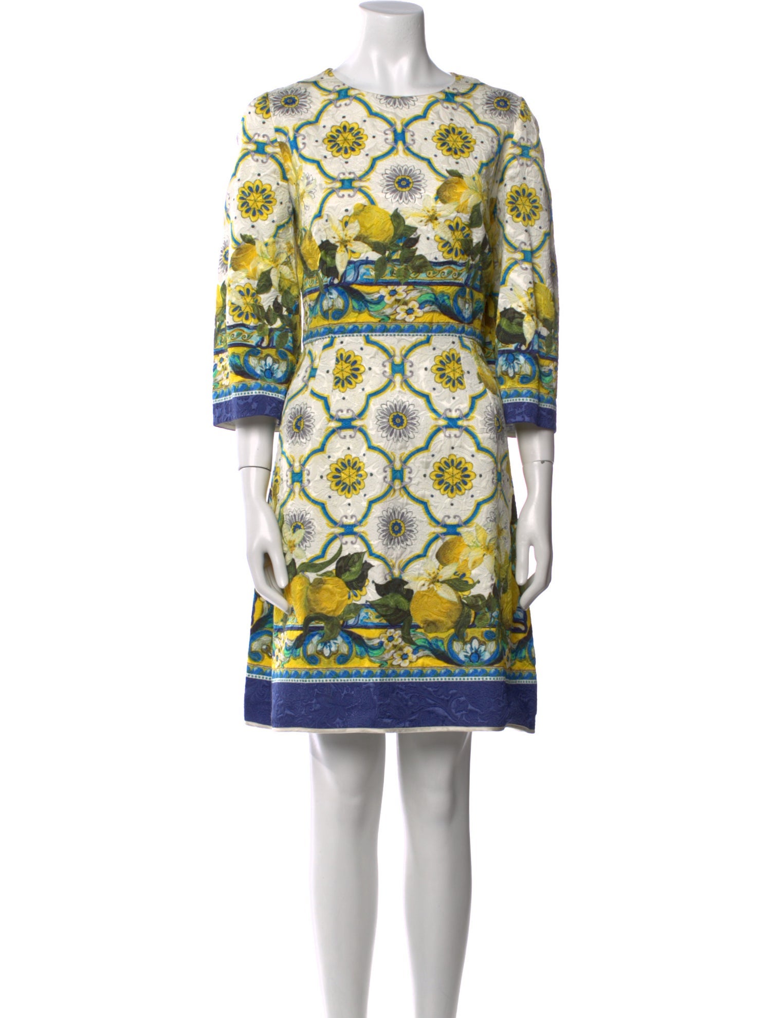 Dolce & Gabbana Printed Knee-Length Dress