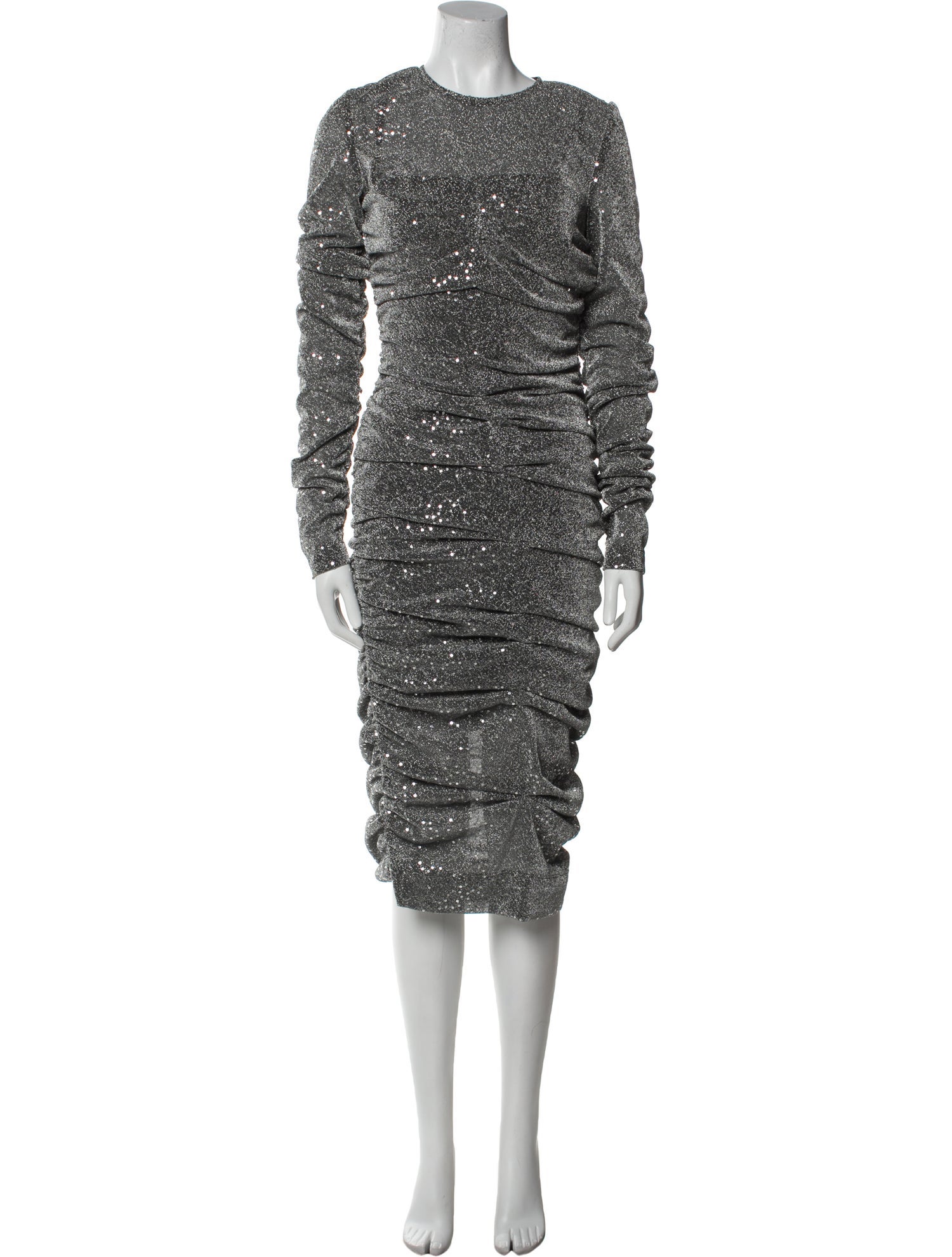 Dolce & Gabbana Crew Neck Midi Length Dress