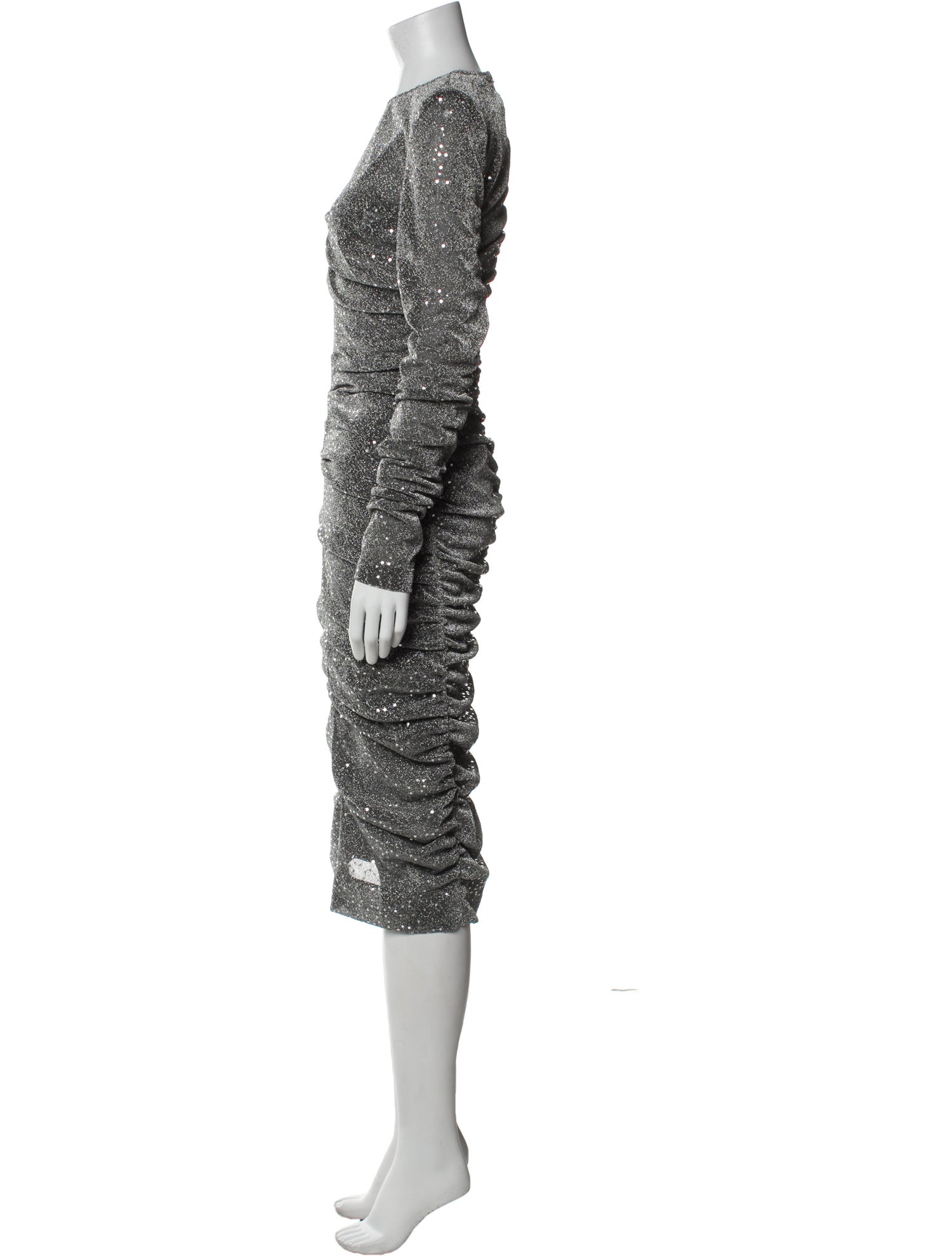 Dolce & Gabbana Crew Neck Midi Length Dress