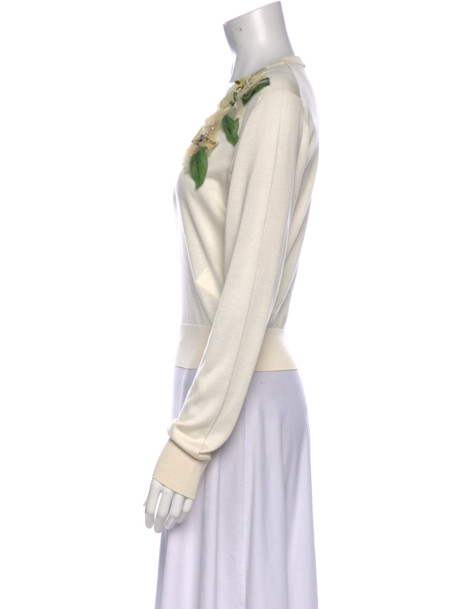 Dolce & Gabbana Silk Crew Neck Sweatshirt