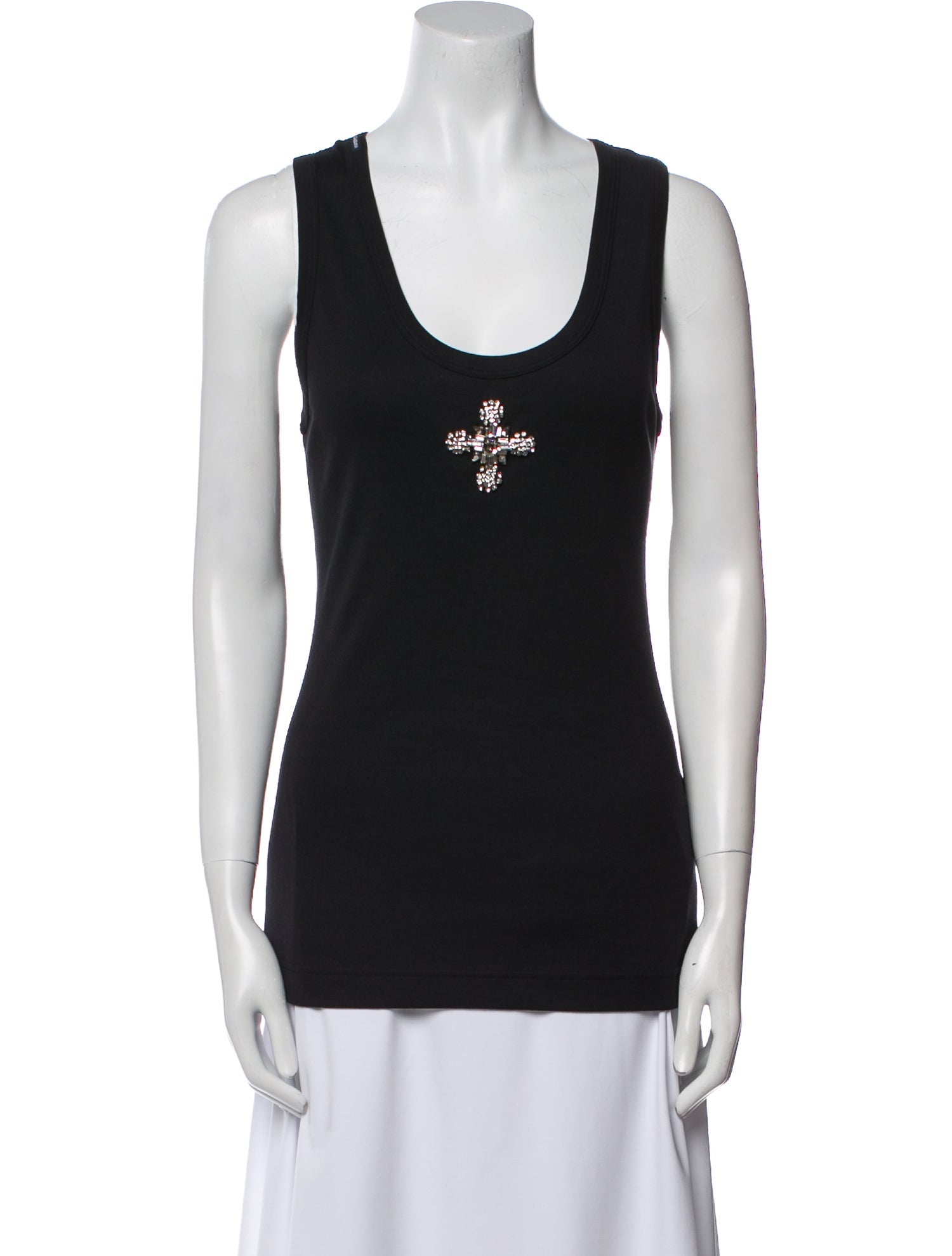 Dolce & Gabbana Scoop Neck Sleeveless Top